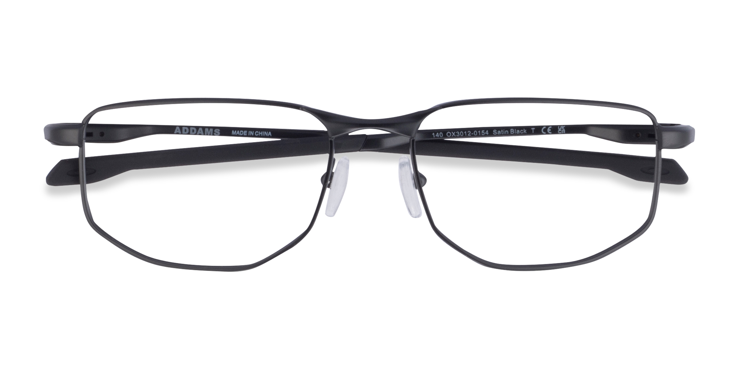 Satin Black Oakley Addams - Metal Eyeglasses