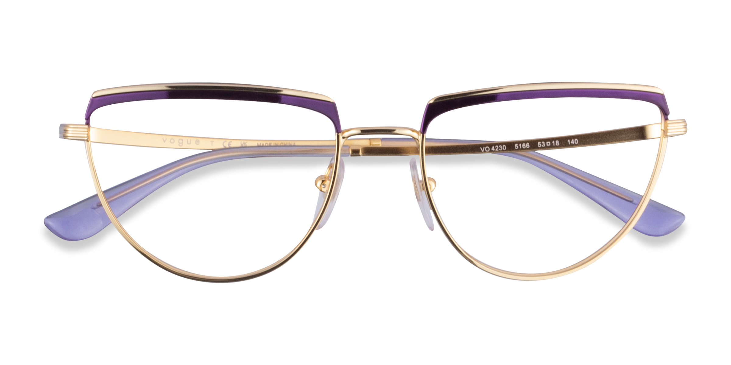 Purple Vogue Eyewear VO4230 - Metal Eyeglasses