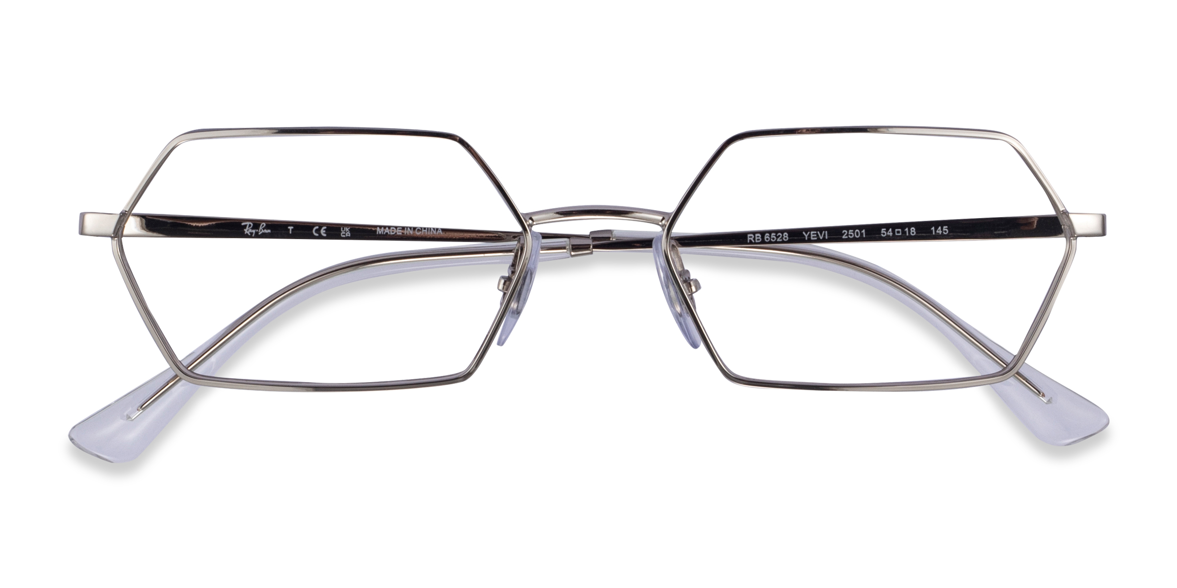 Silver Ray-Ban RB6528 Yevi - Metal Eyeglasses