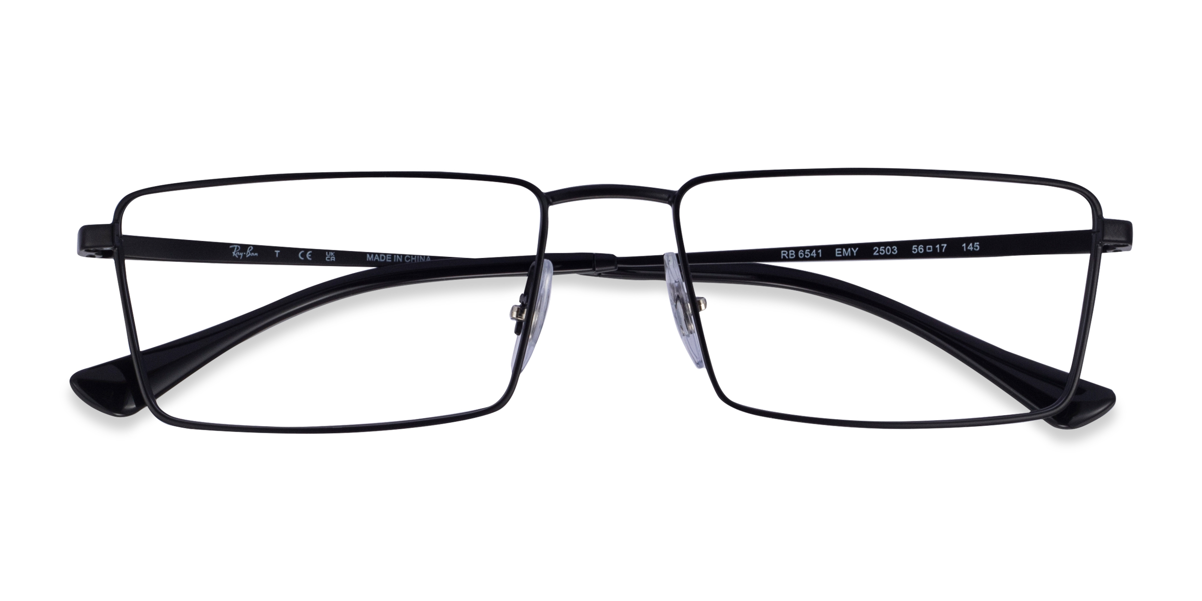 Matte Black Ray-Ban RB6541 Emy - Metal Eyeglasses