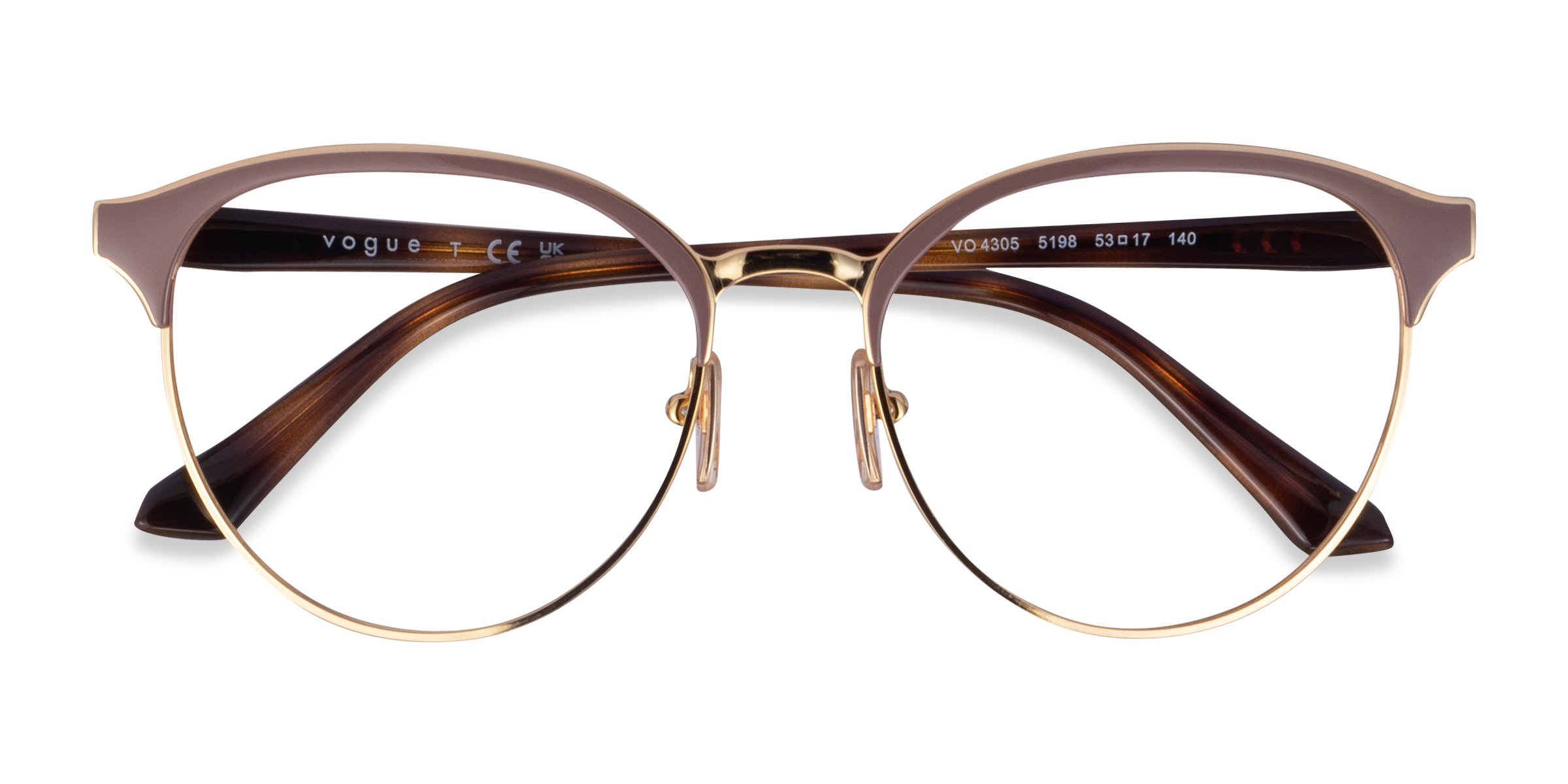 Purple Gold Vogue Eyewear VO4305 - Metal Eyeglasses