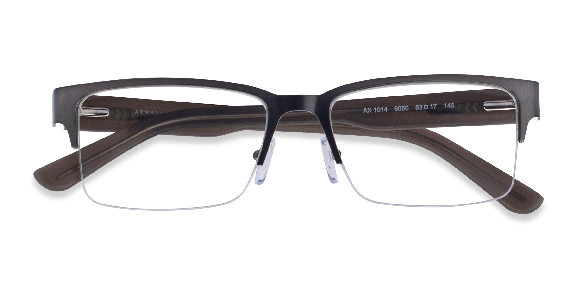 Matte Gunmetal Armani Exchange AX1014 -  Metal Eyeglasses