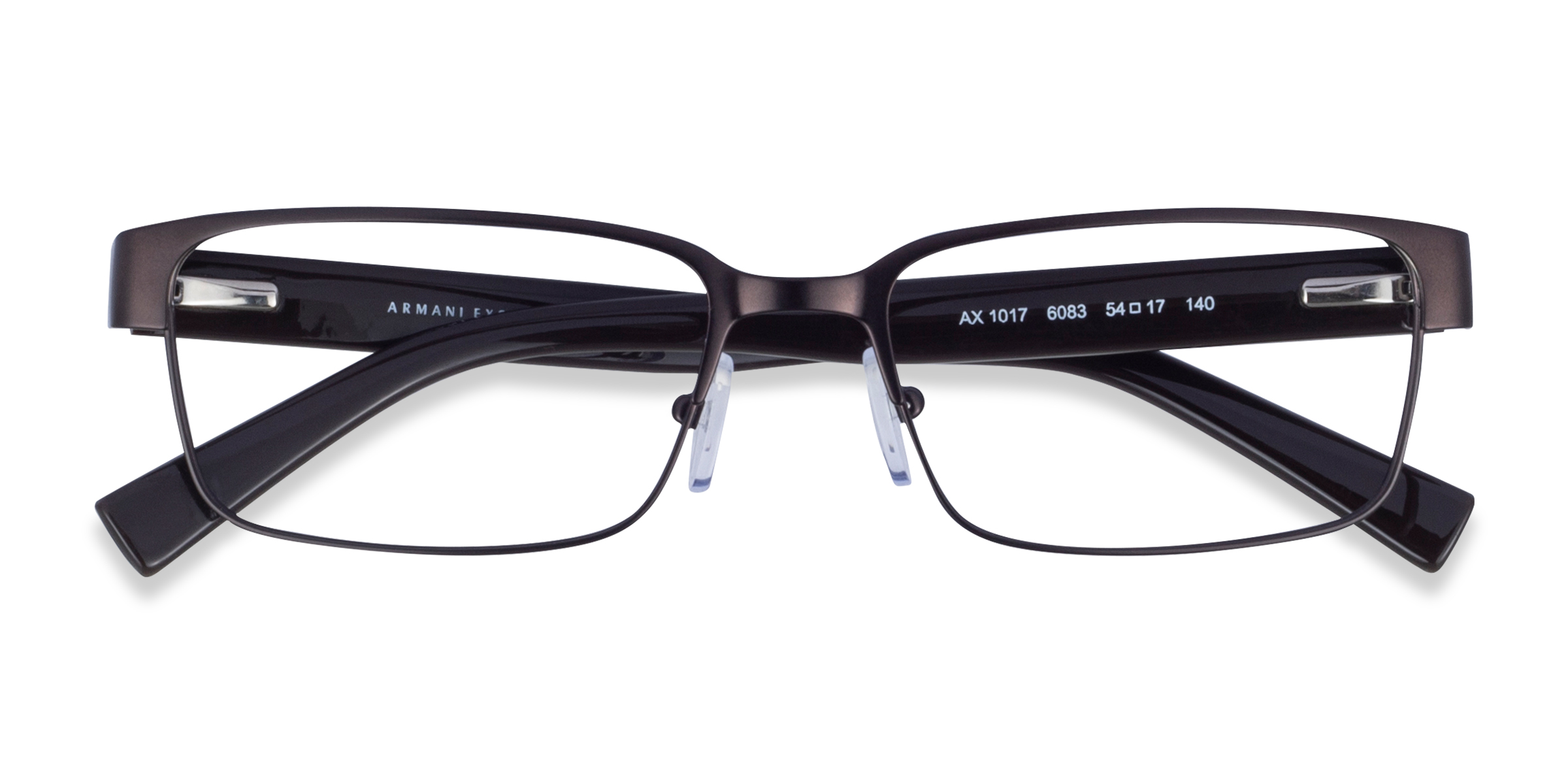 Matte Brown Armani Exchange AX1017 - Metal Eyeglasses