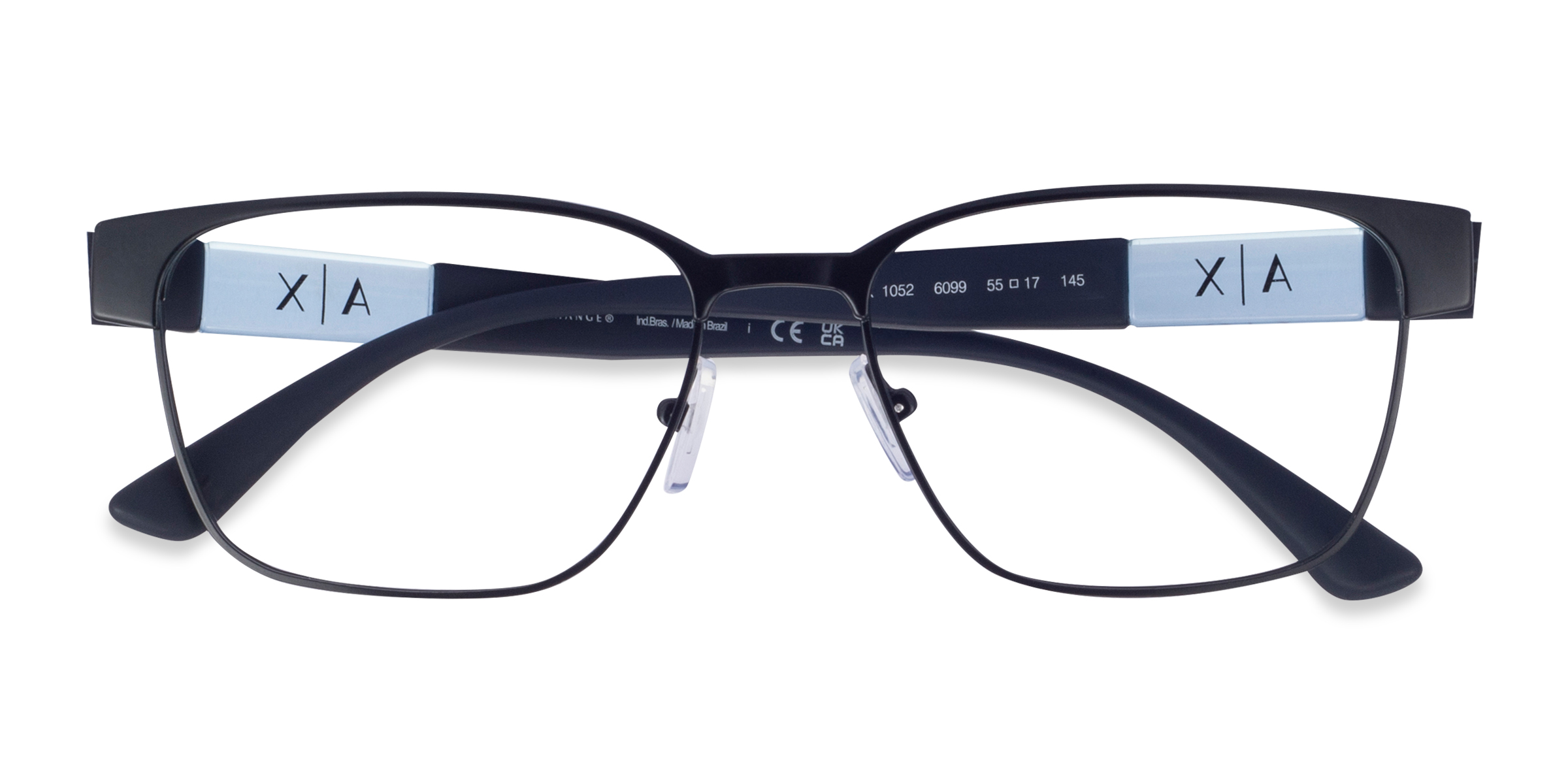 Matte Navy Armani Exchange AX1052 - Métal Lunettes de vue
