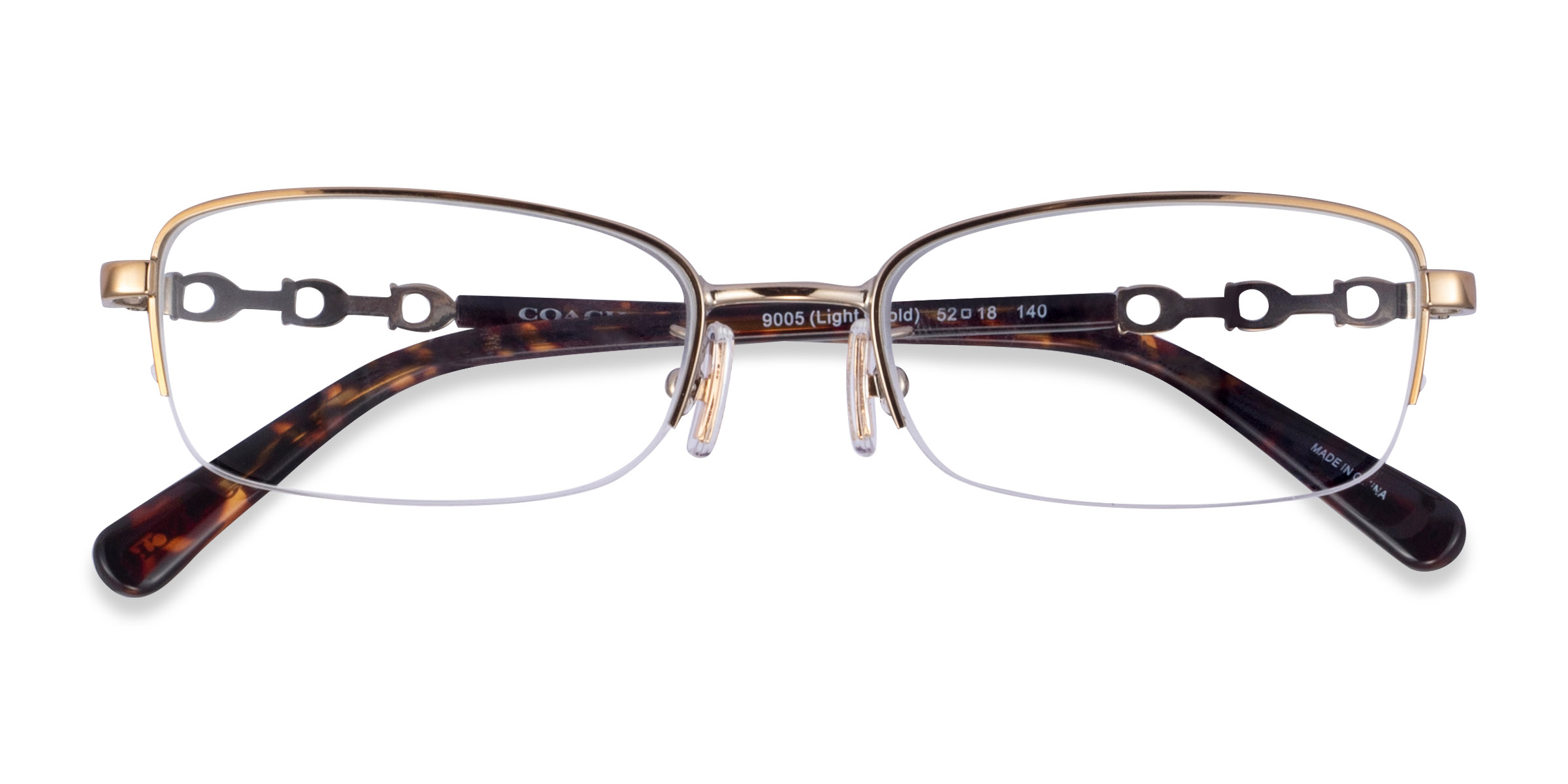Light Gold Coach HC5097 - Metal Eyeglasses