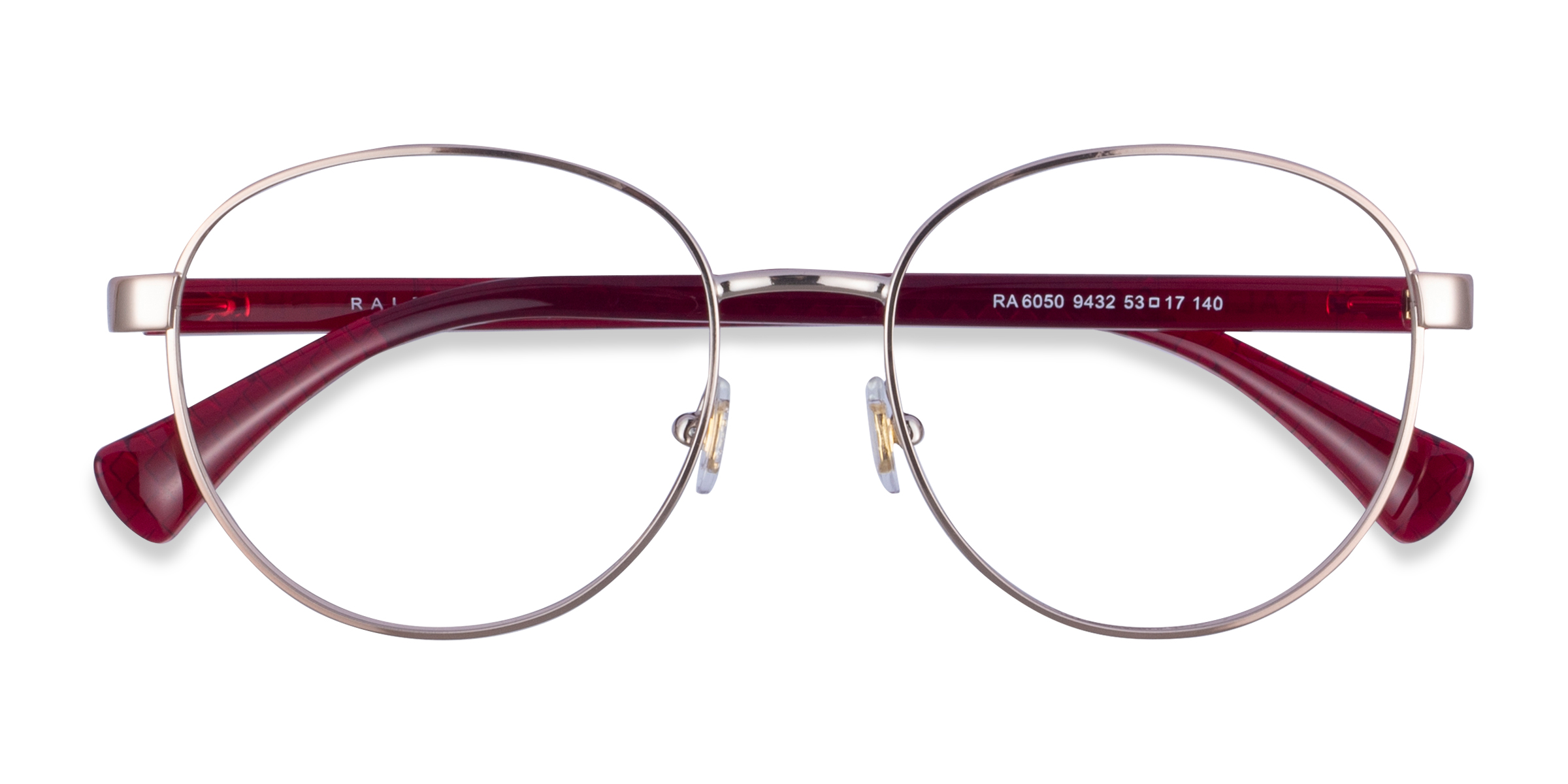 Shiny Rose Gold Ralph RA6050 - Metal Eyeglasses