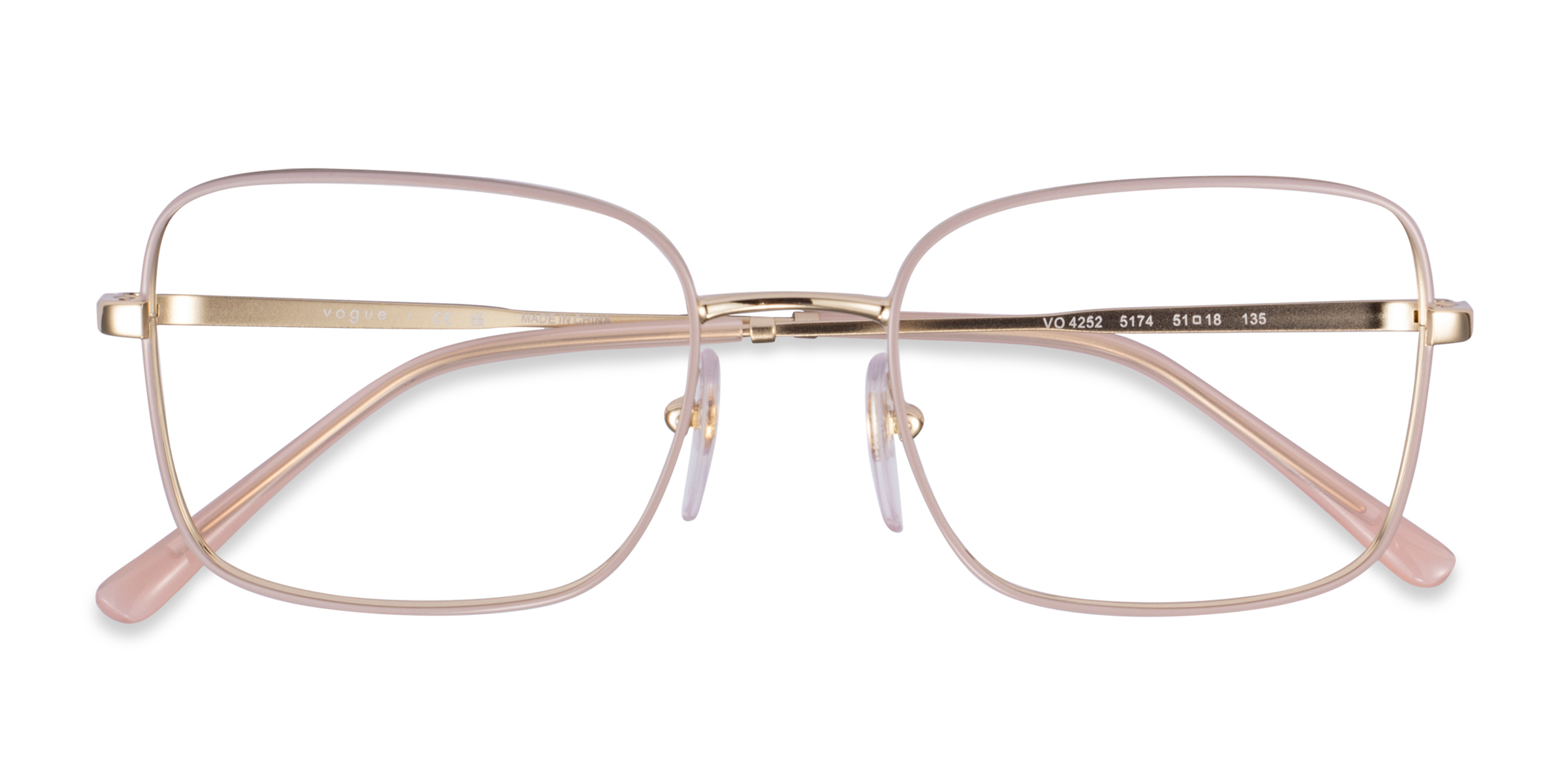 Pink Gold Vogue Eyewear VO4252 - Metal Eyeglasses