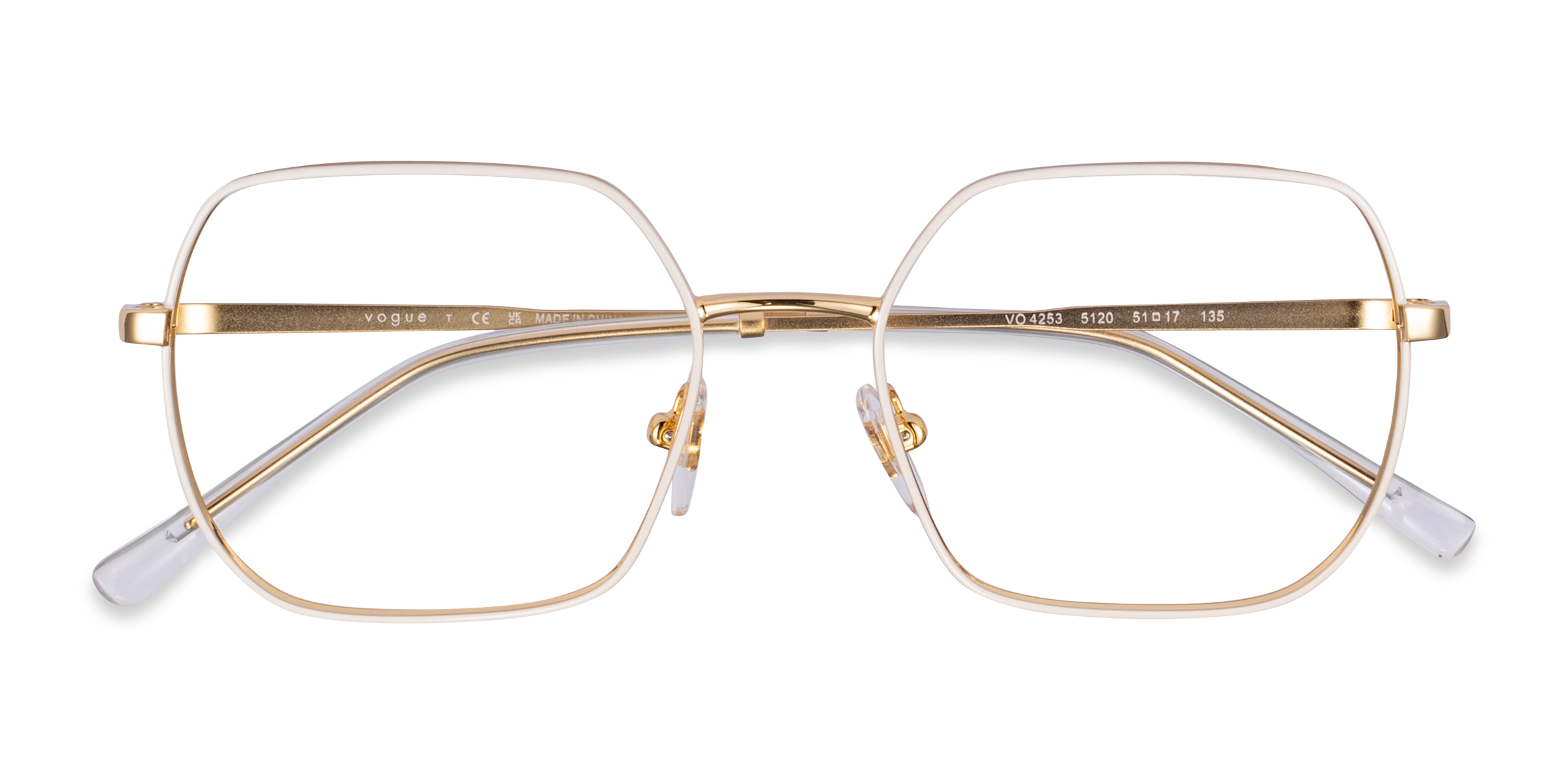 White Gold Vogue Eyewear VO4253 - Metal Eyeglasses