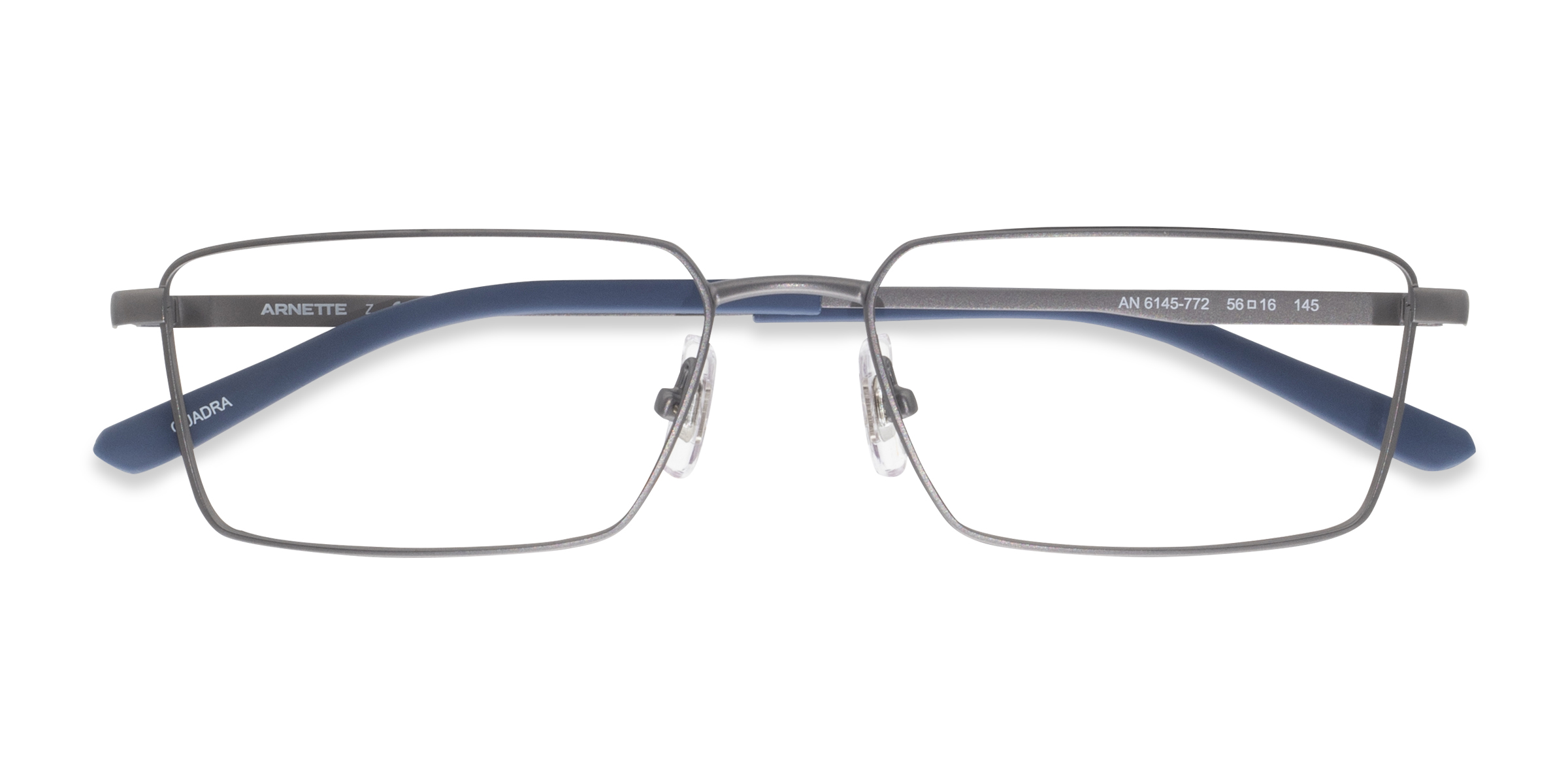 Silver ARNETTE Quadra - Metal Eyeglasses