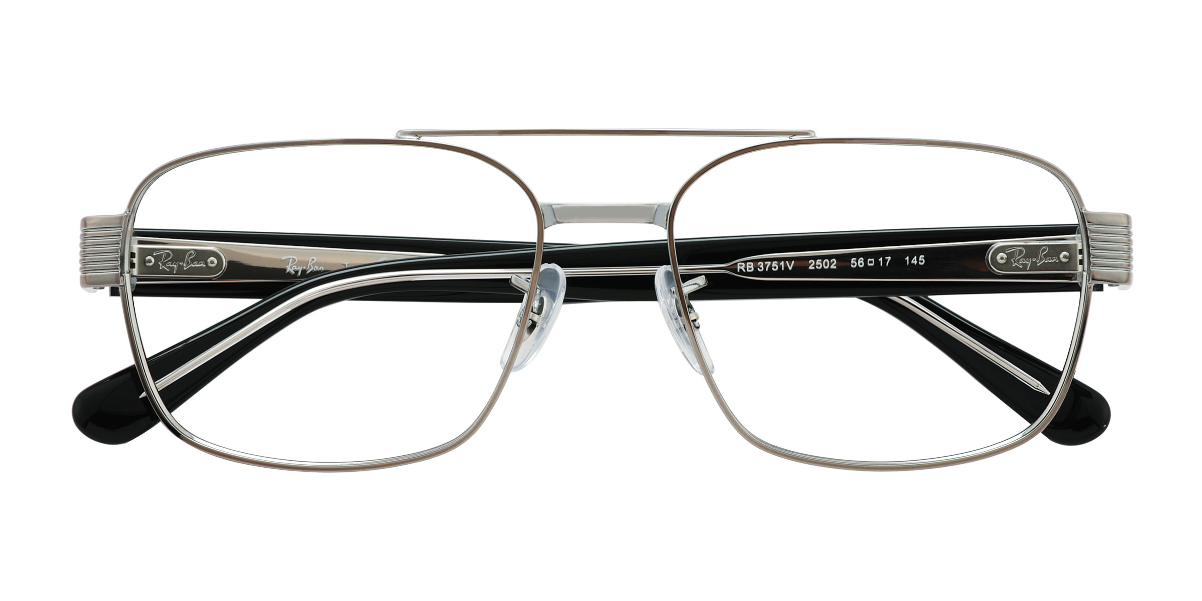 Silver Ray-Ban RB3751V -  Metal Eyeglasses