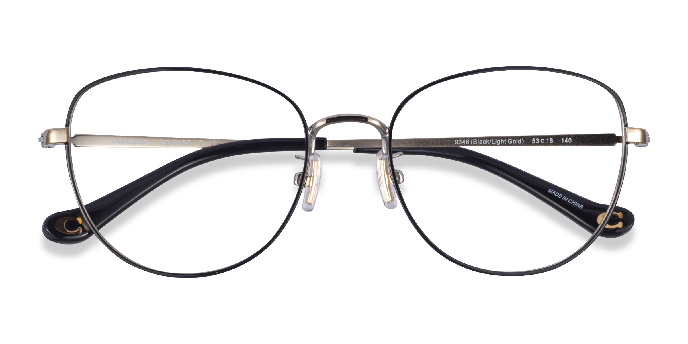 Black Gold Coach HC5137 - Metal Eyeglasses