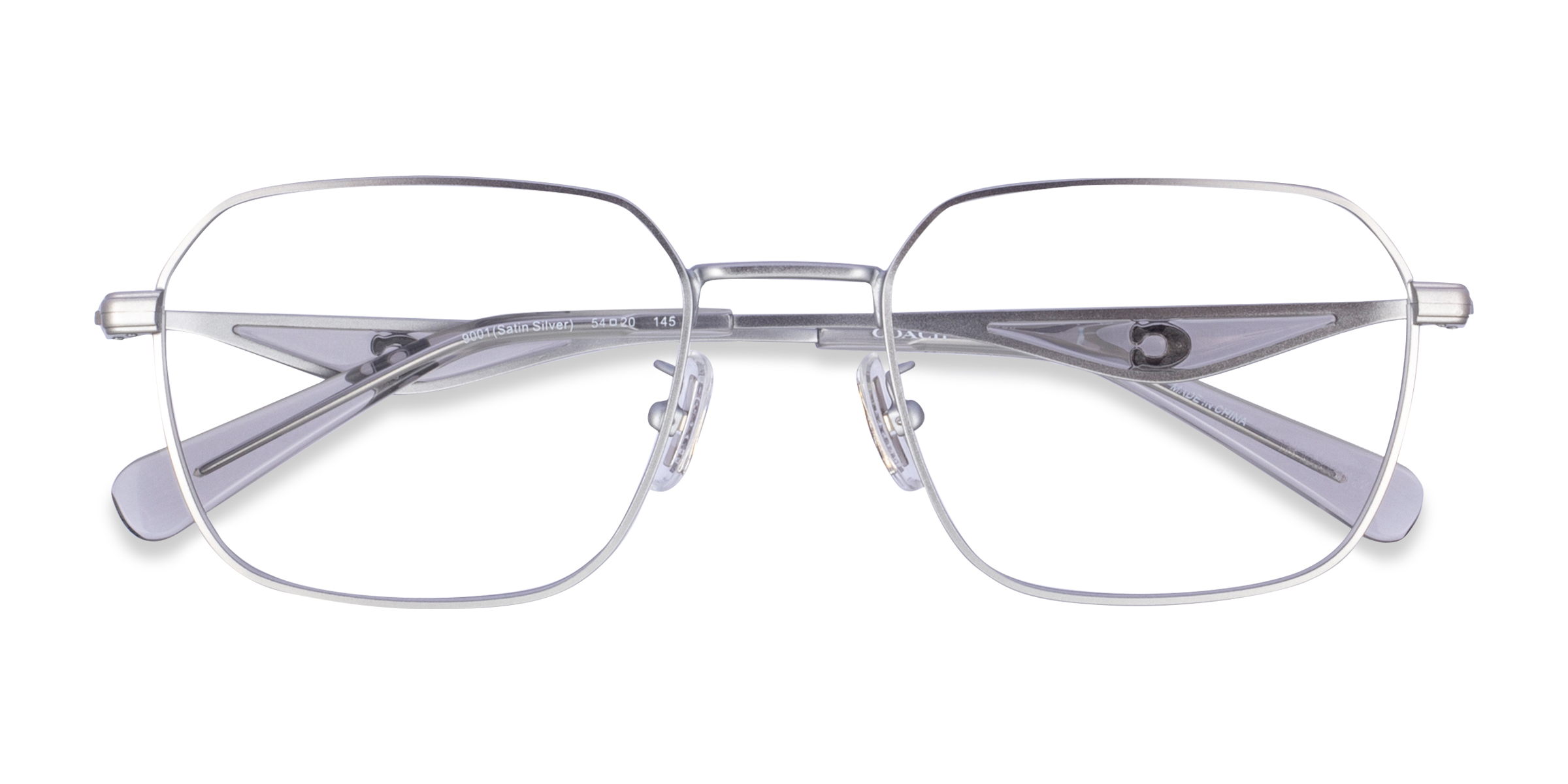 Satin Silver Coach HC5186 - Metal Eyeglasses