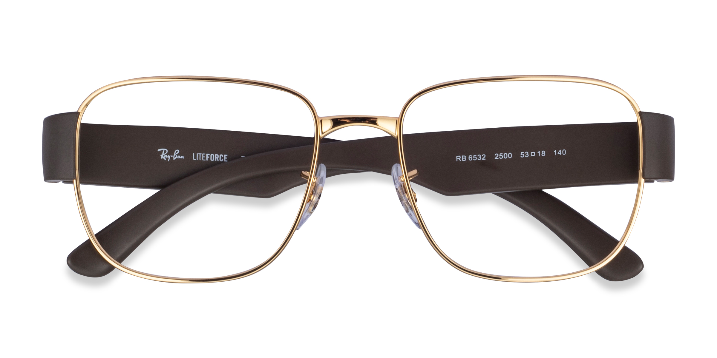 Gold Ray-Ban RB6532 Liteforce - Metal Eyeglasses