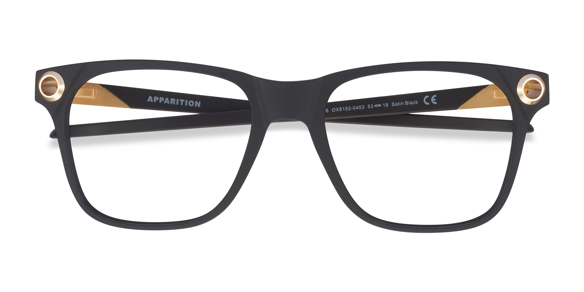 Satin Black Oakley Apparition - Plastique Lunettes de vue