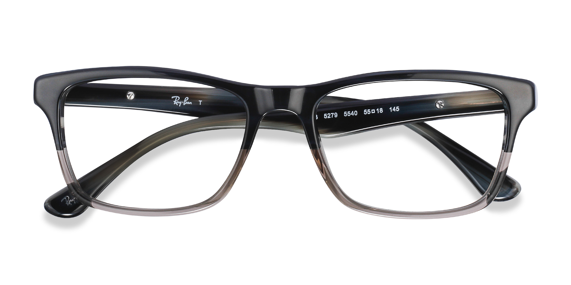 Black & Gray Ray-Ban RB5279 - Acetate Eyeglasses