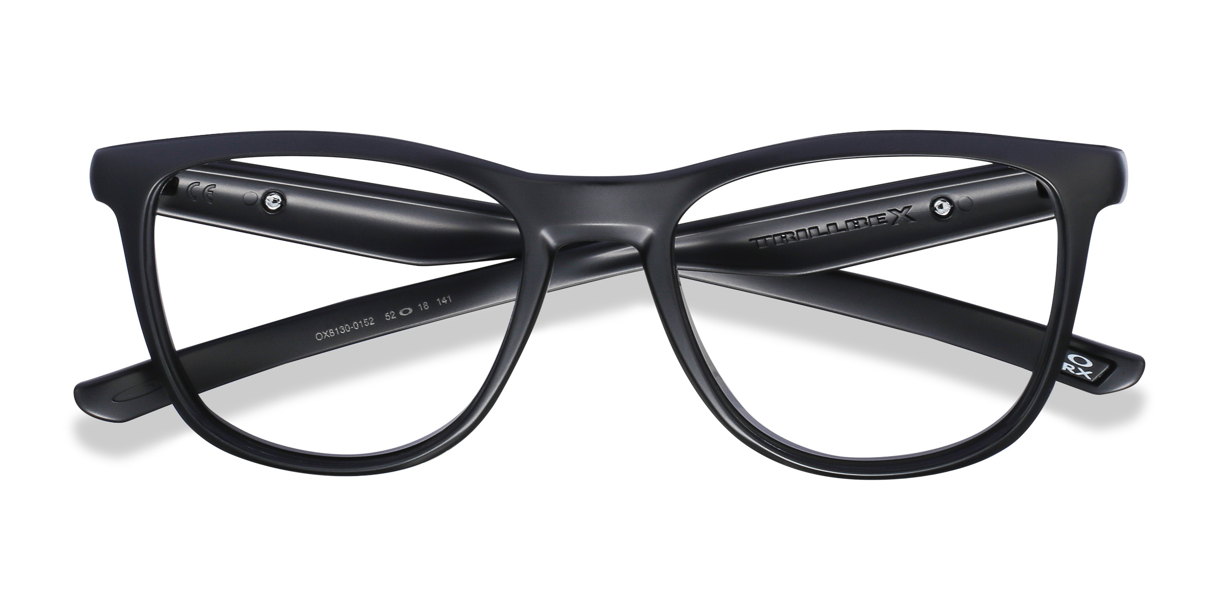 Matte Black Oakley Trillbe X -  Plastic Eyeglasses