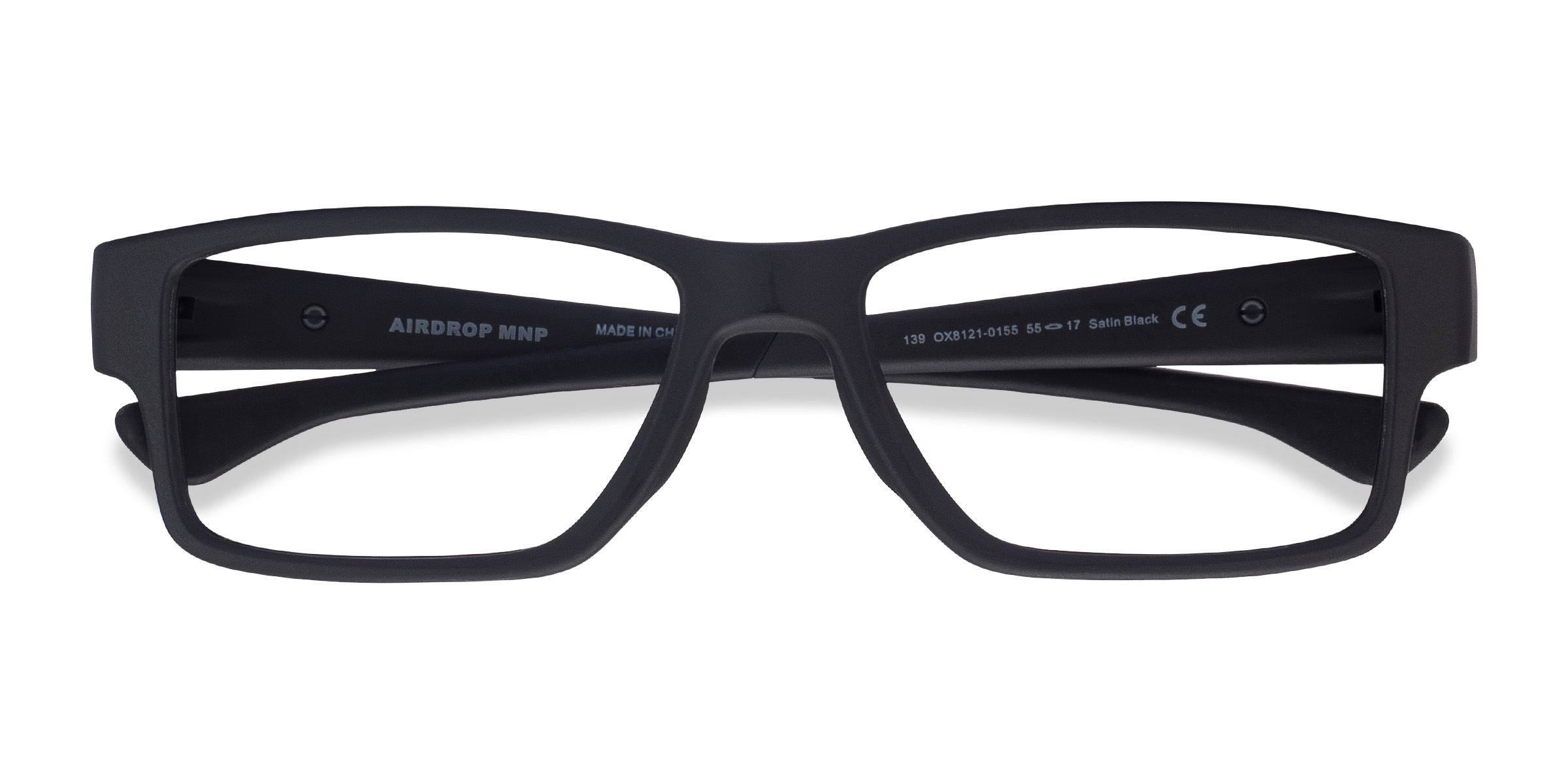 Satin Black Oakley Airdrop Mnp - Plastique Lunettes de vue