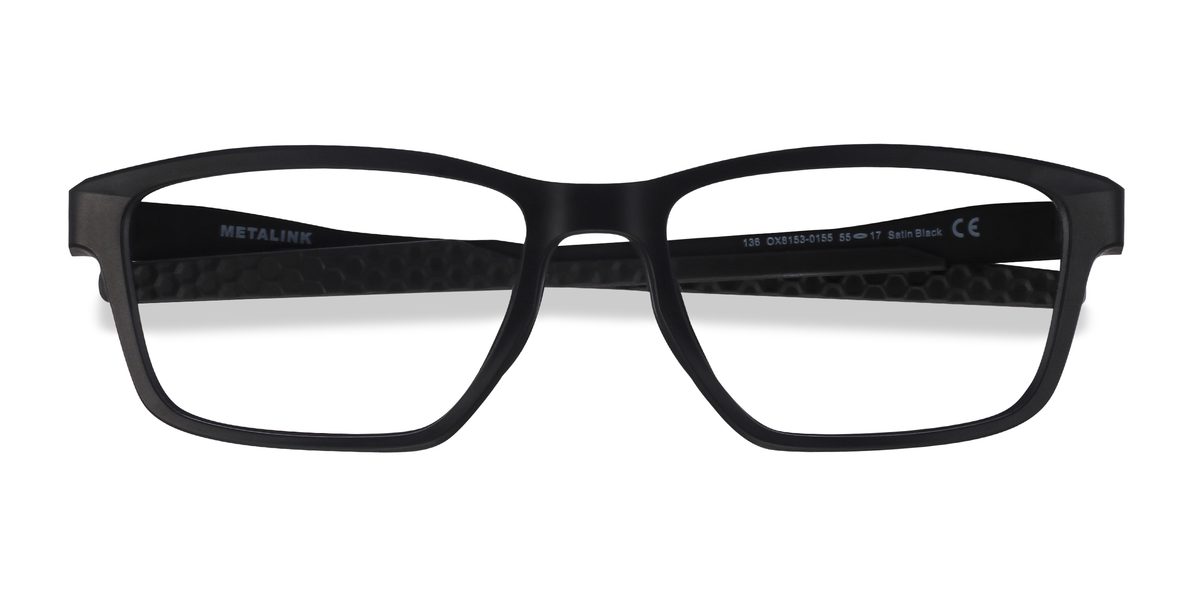 Satin Black Oakley Metalink - Plastic Eyeglasses