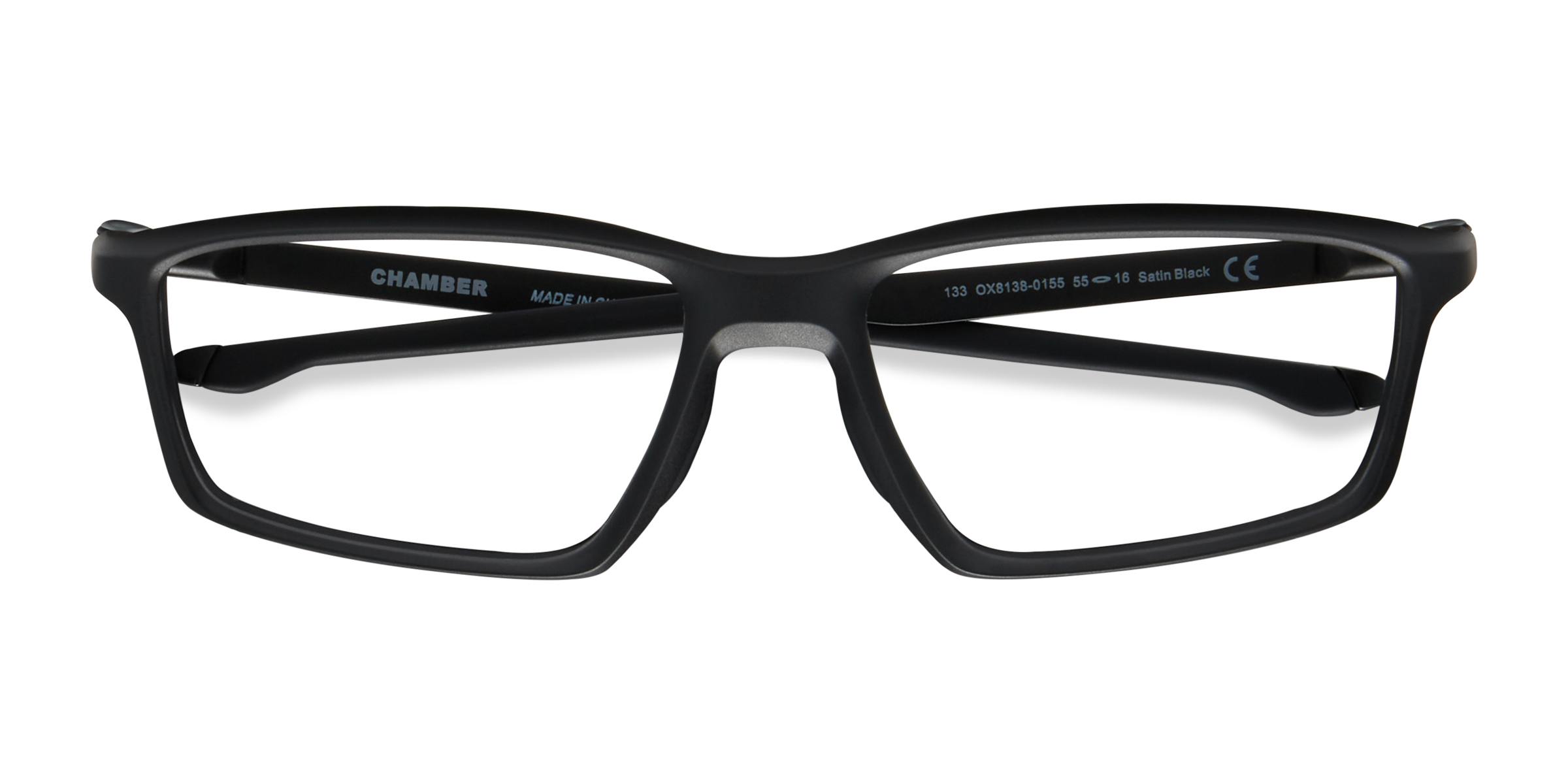 Noir Oakley Chamber -  Plastique Lunettes de vue