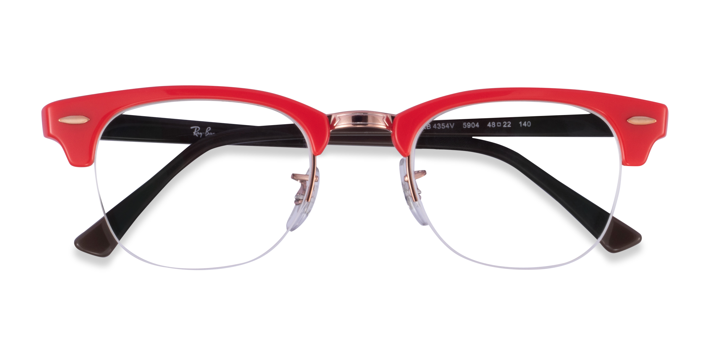 Red Rose Gold Ray-Ban RB4354V - Métal Lunettes de vue