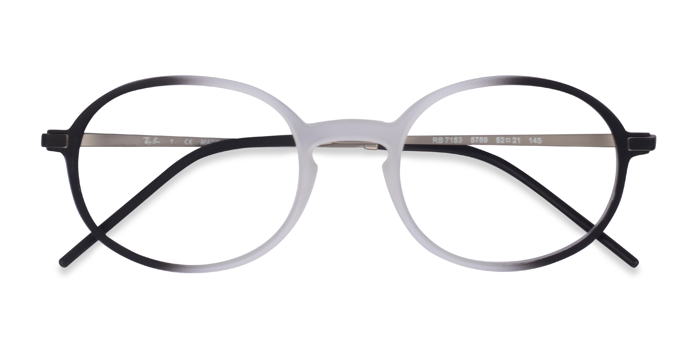 Clear Black Ray-Ban RB7153 -  Plastique Lunettes de vue