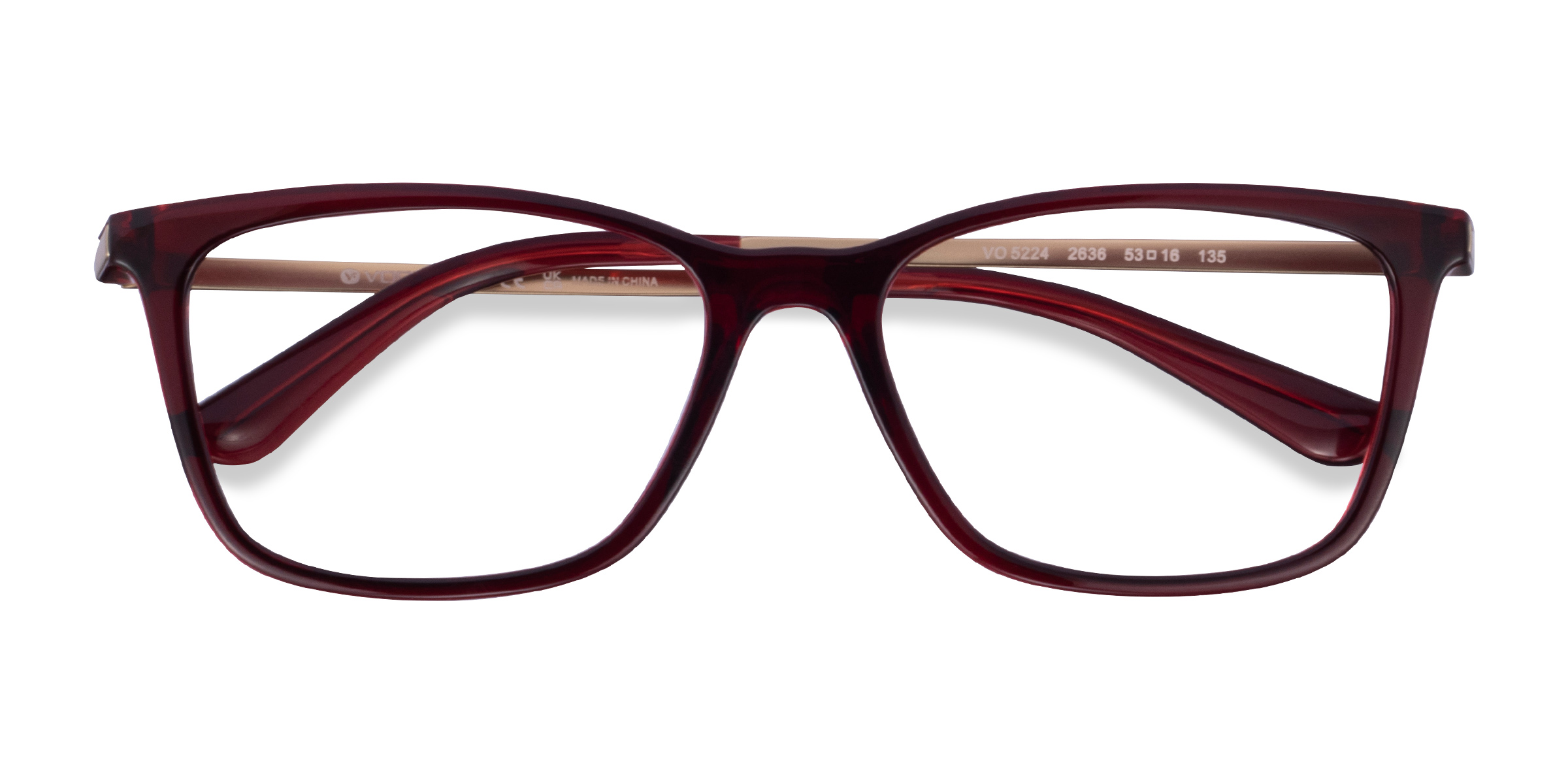 Bordeaux Vogue Eyewear VO5224 - Plastique Lunettes de vue