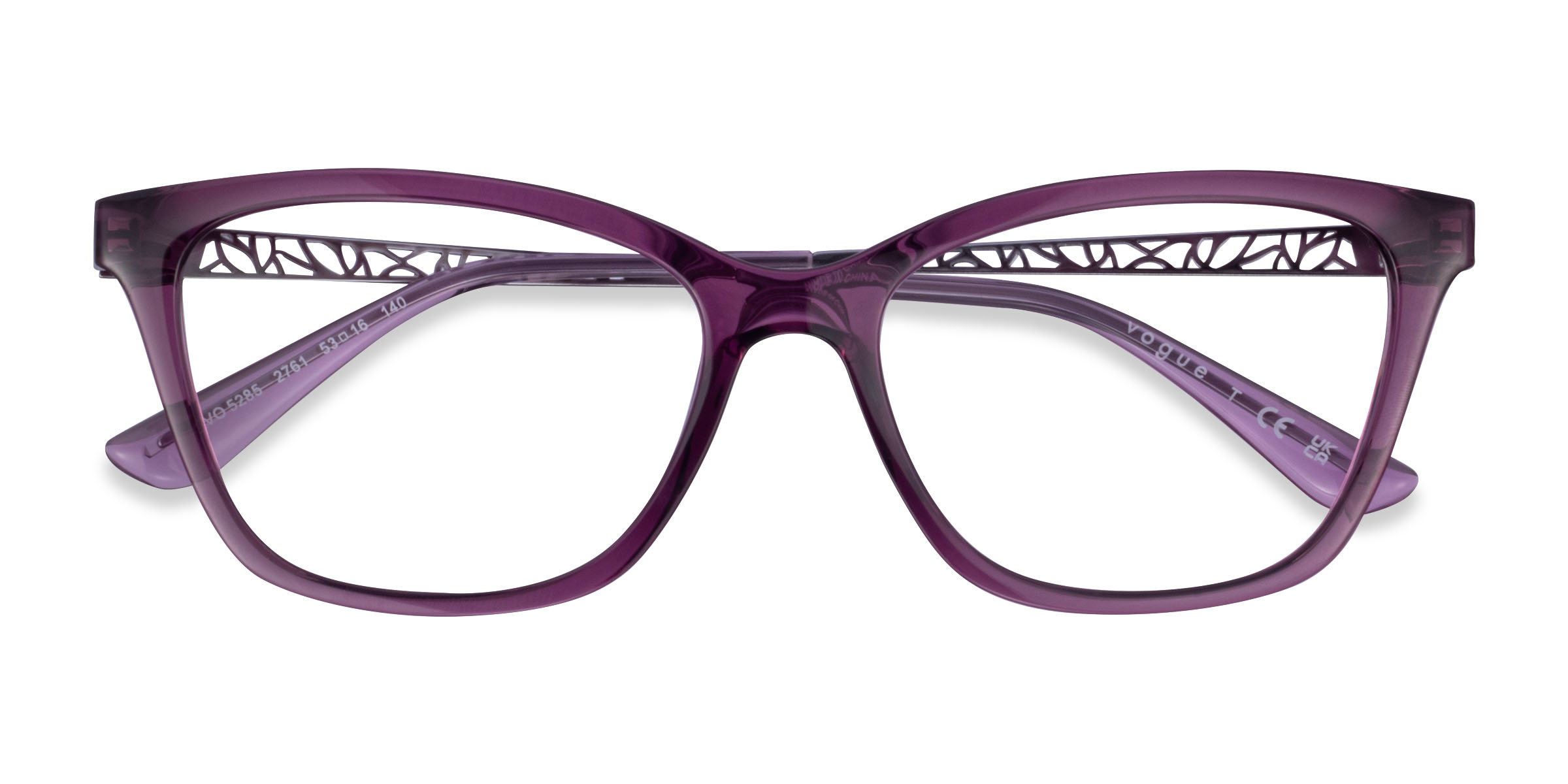 Transparent Purple Vogue Eyewear VO5285 -  Plastique Lunettes de vue