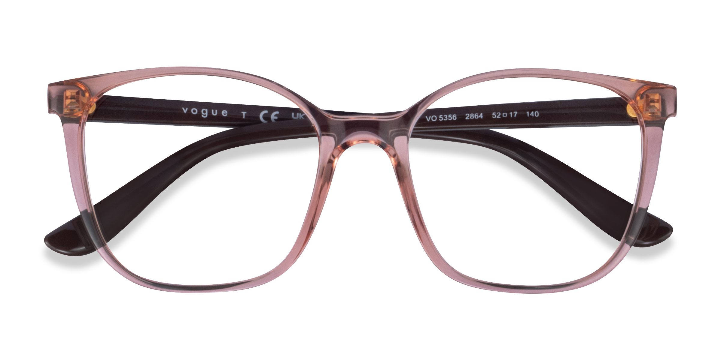 Transparent Beige Vogue Eyewear VO5356 - Plastique Lunettes de vue