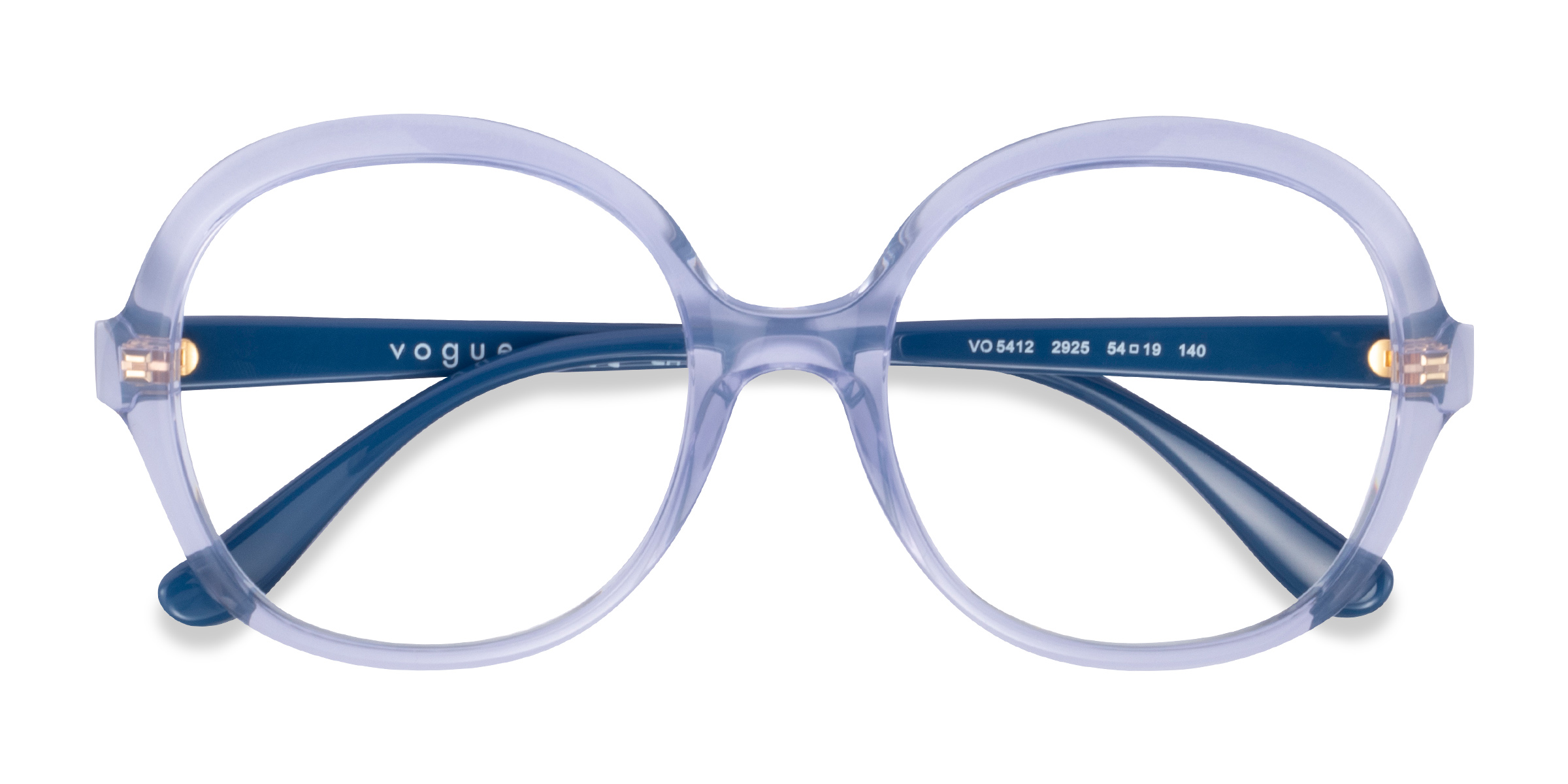 Transparent Lilac Vogue Eyewear VO5412 - Plastique Lunettes de vue