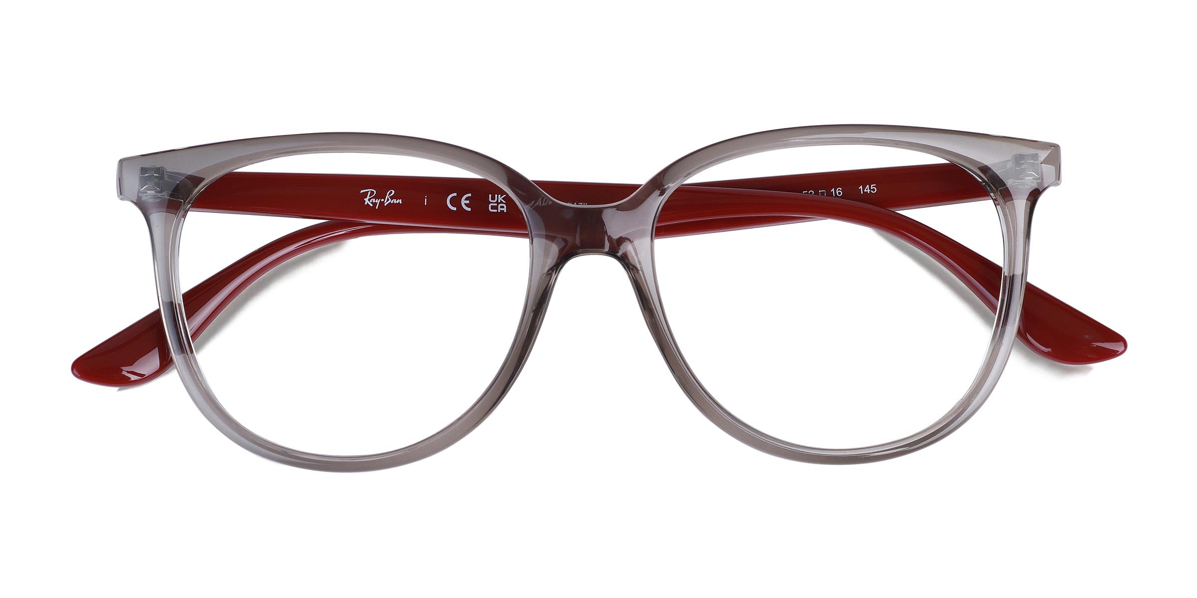 Transparent Gray Ray-Ban RB4378V - Plastic Eyeglasses
