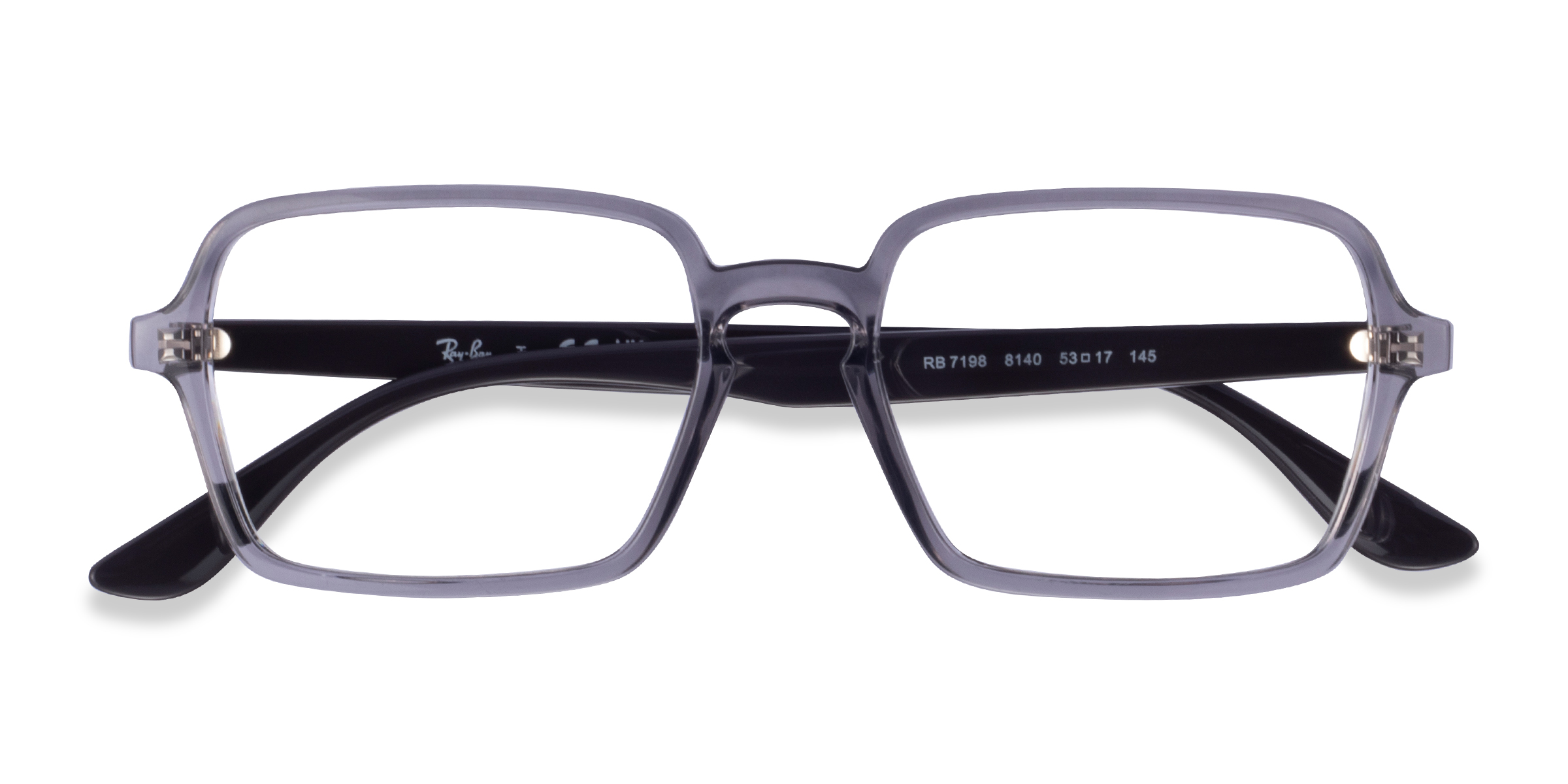 Transparent Gray Ray-Ban RB7198 - Plastique Lunettes de vue