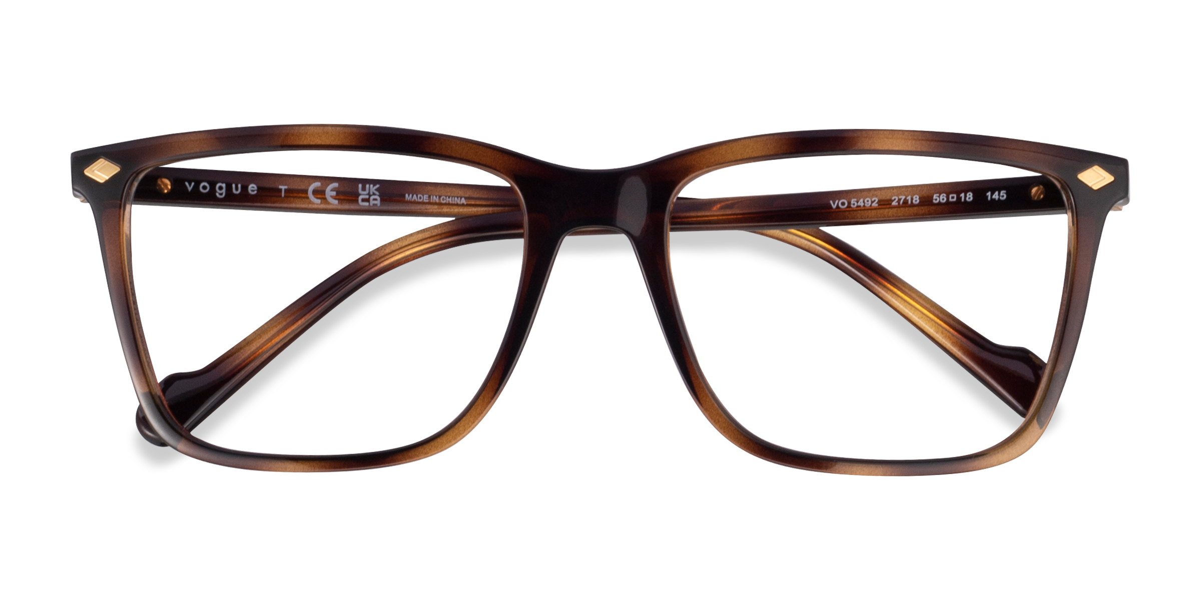 Dark Tortoise Vogue Eyewear VO5492 - Plastic Eyeglasses