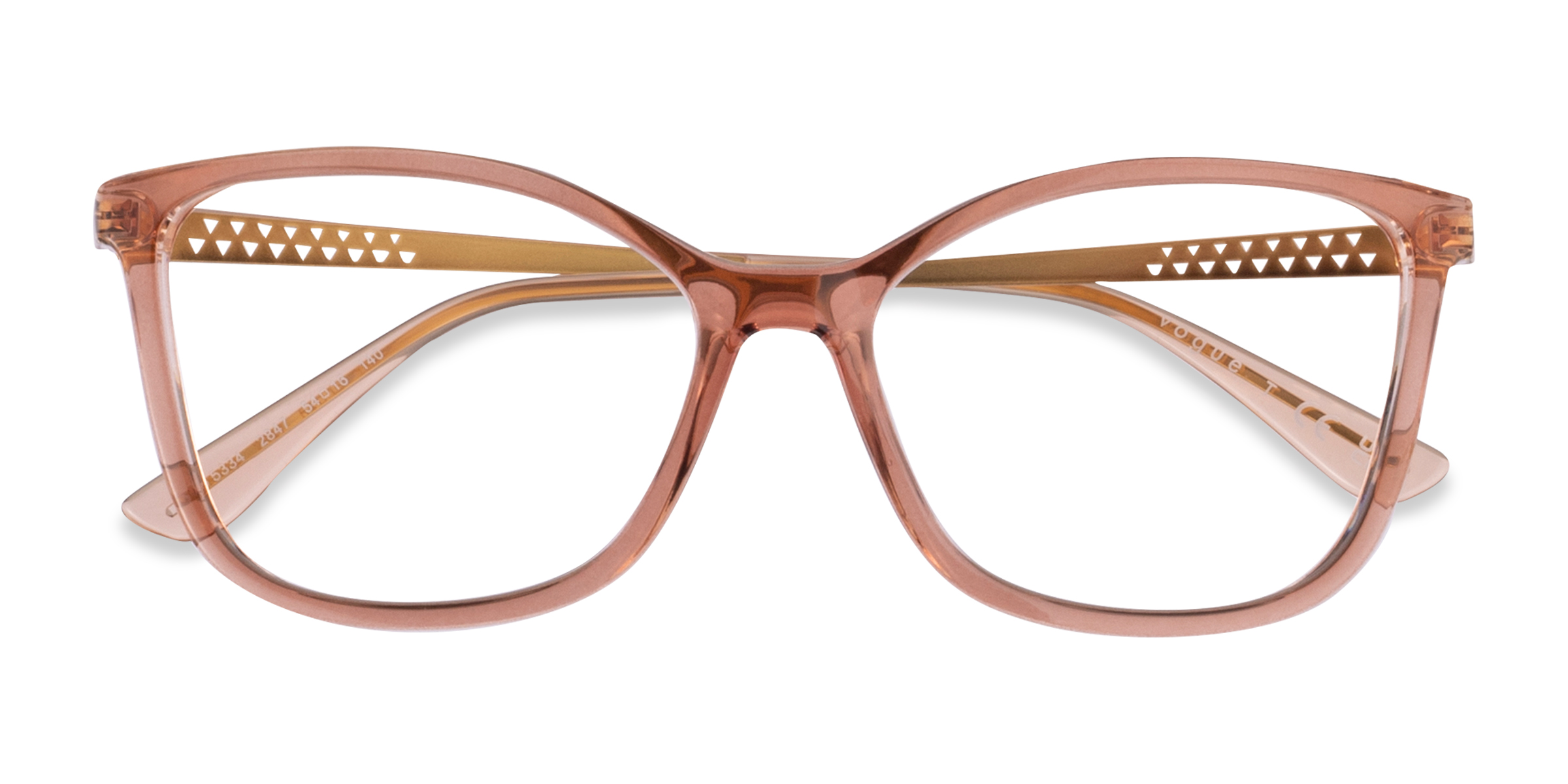 Pink Transparent Vogue Eyewear VO5334 - Plastic Eyeglasses