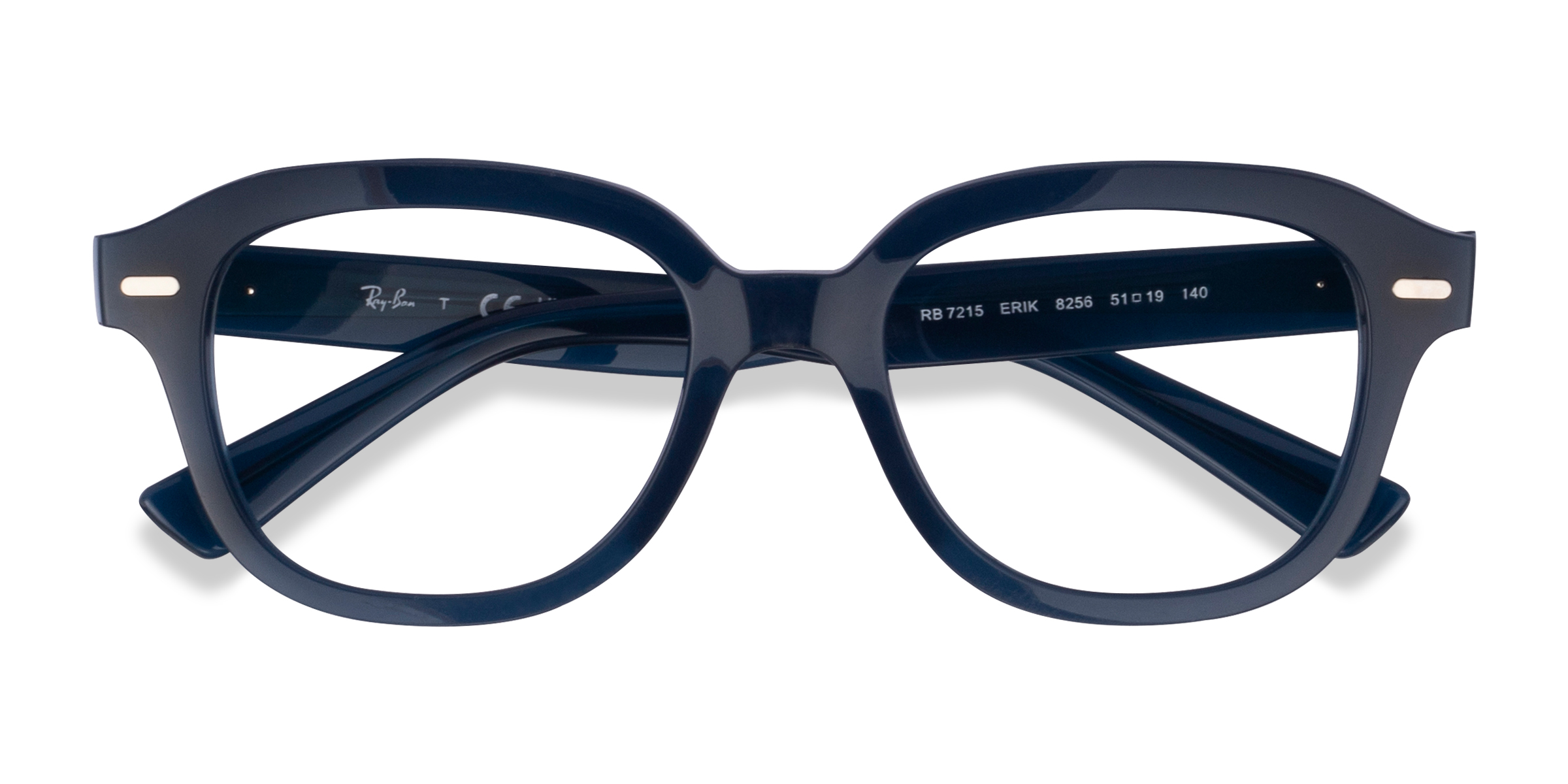 Bleu foncé Ray-Ban RB7215 Erik - Plastique Lunettes de vue