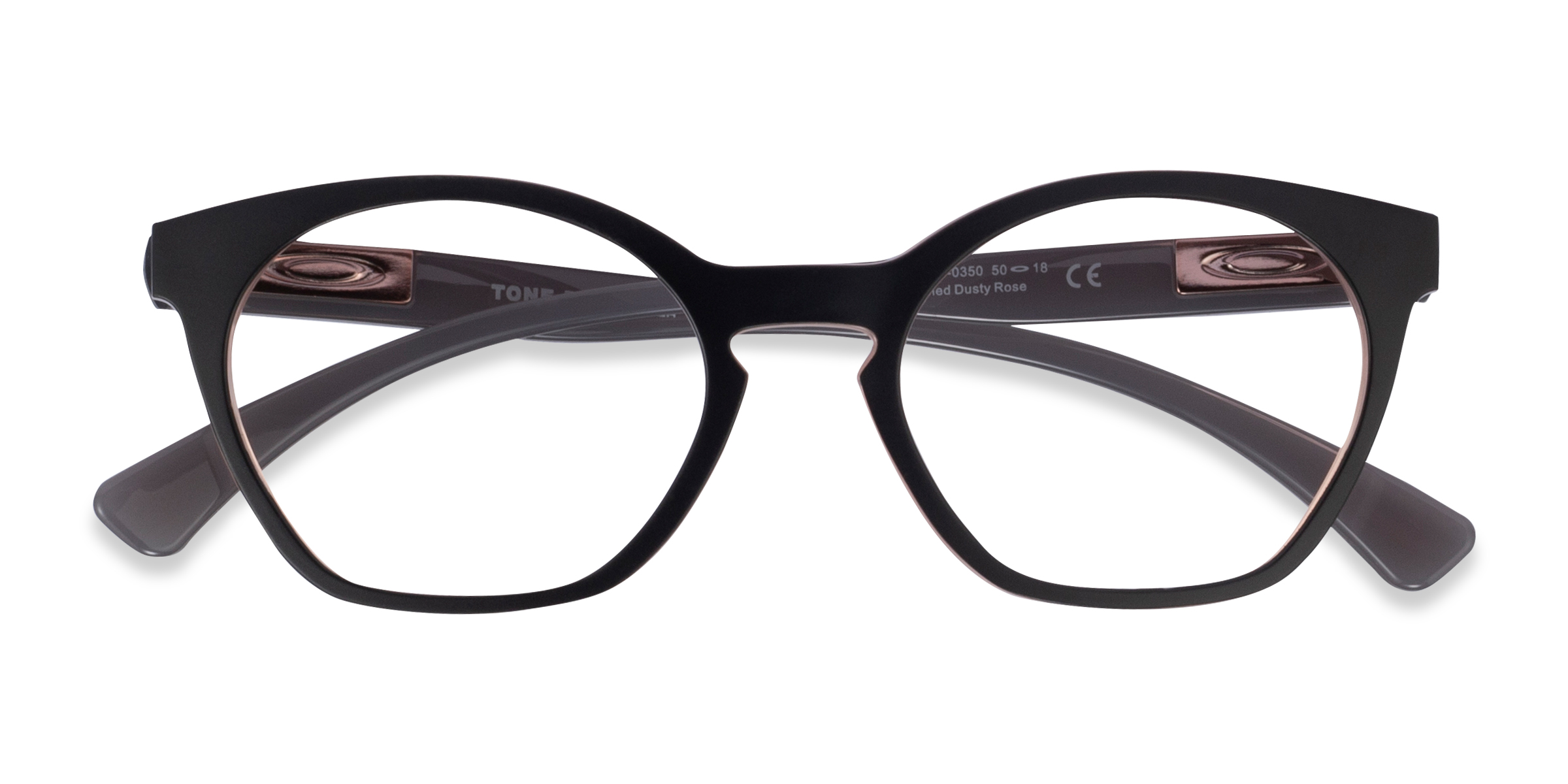 Polished Dusty Rose Oakley Tone Down - Plastic Eyeglasses