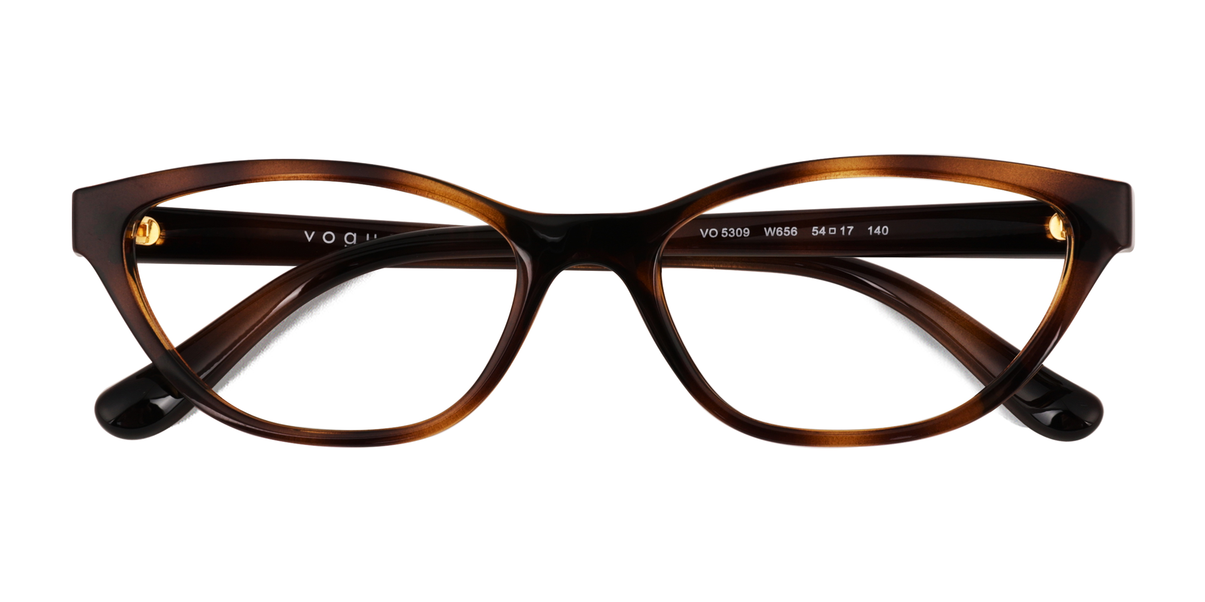 Écaille Noire Vogue Eyewear VO5309 - Plastique Lunettes de vue