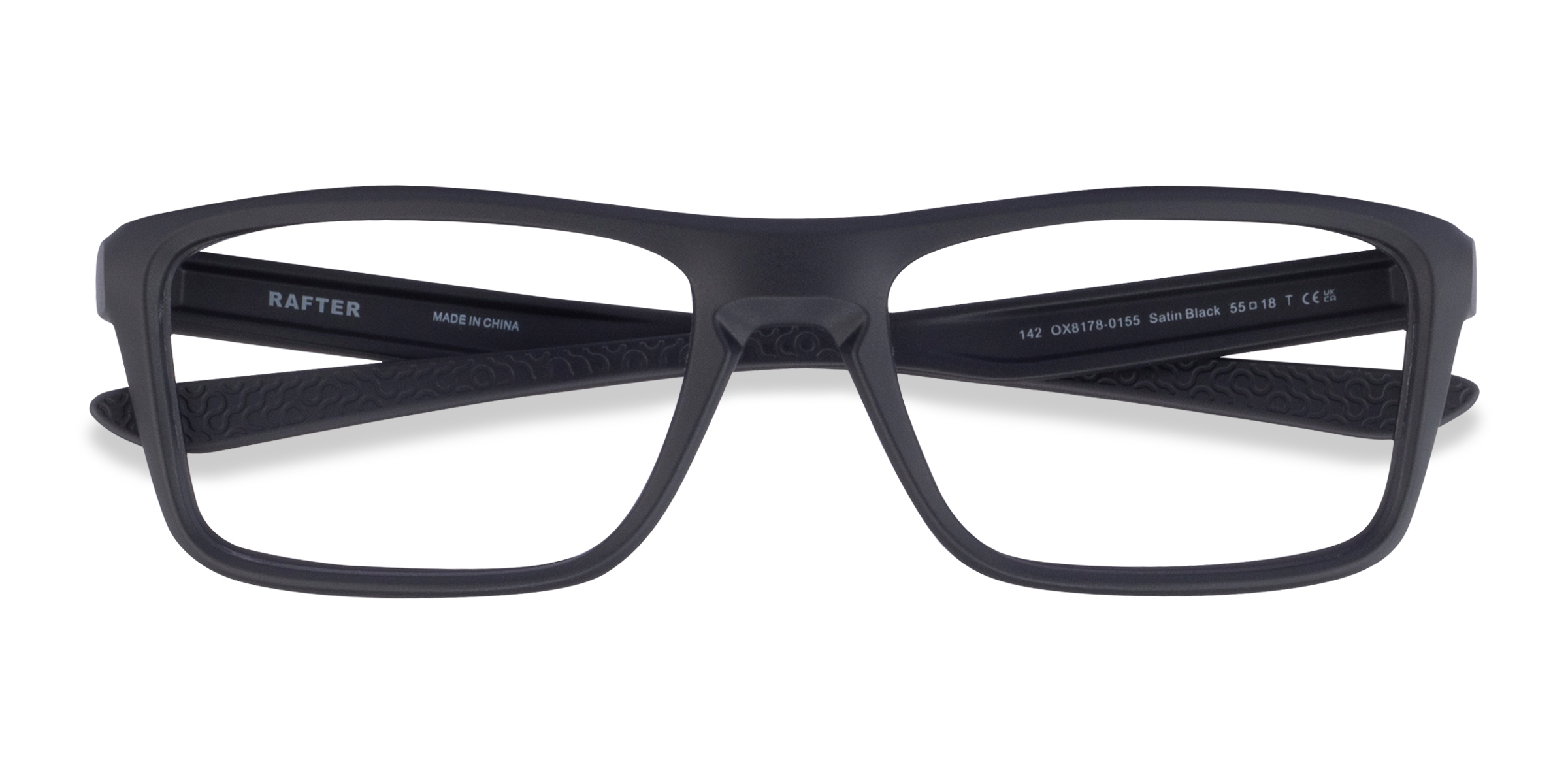 Satin Black Oakley Rafter - Plastic Eyeglasses
