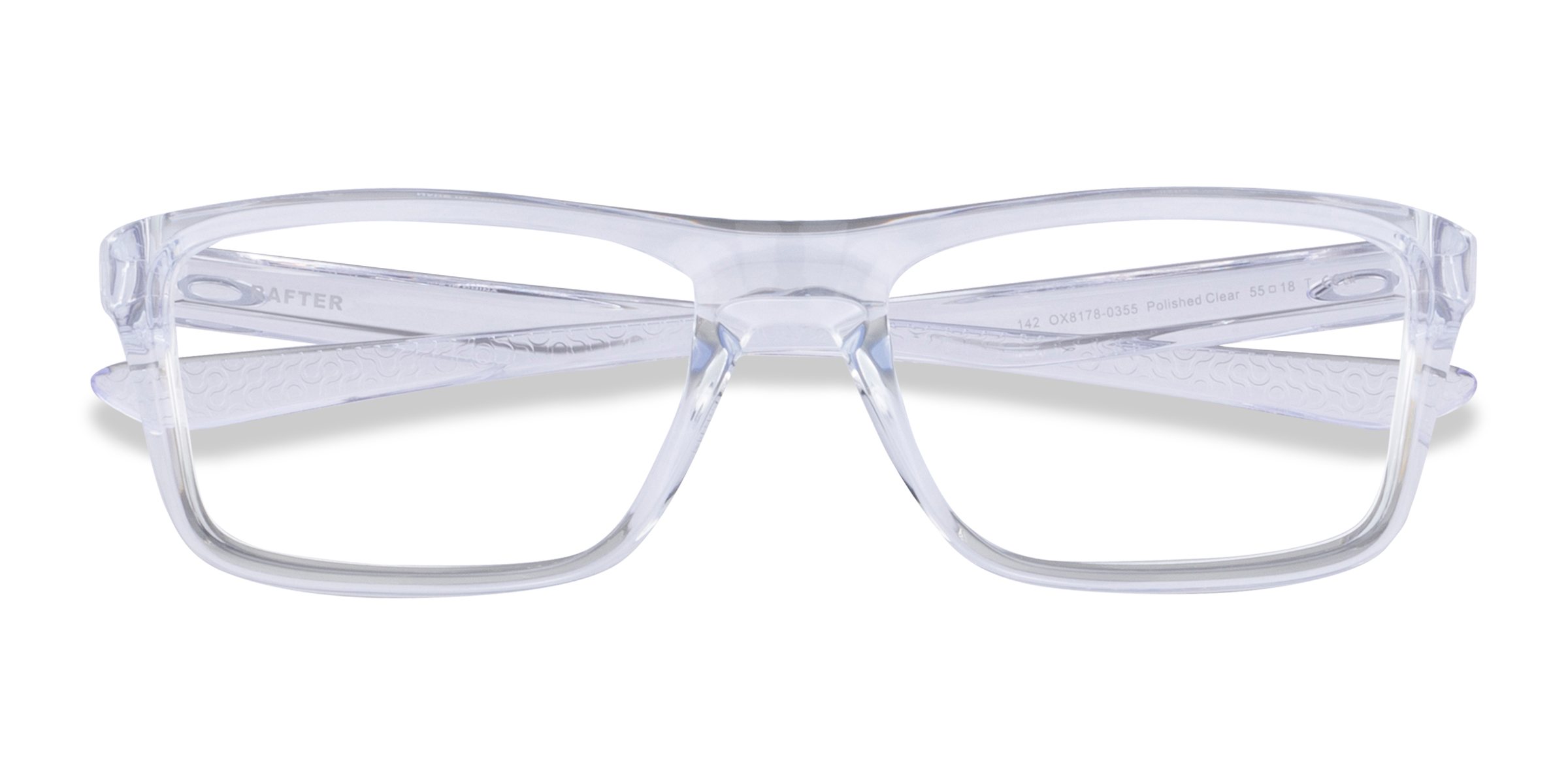 Polished Clear Oakley Rafter - Plastique Lunettes de vue
