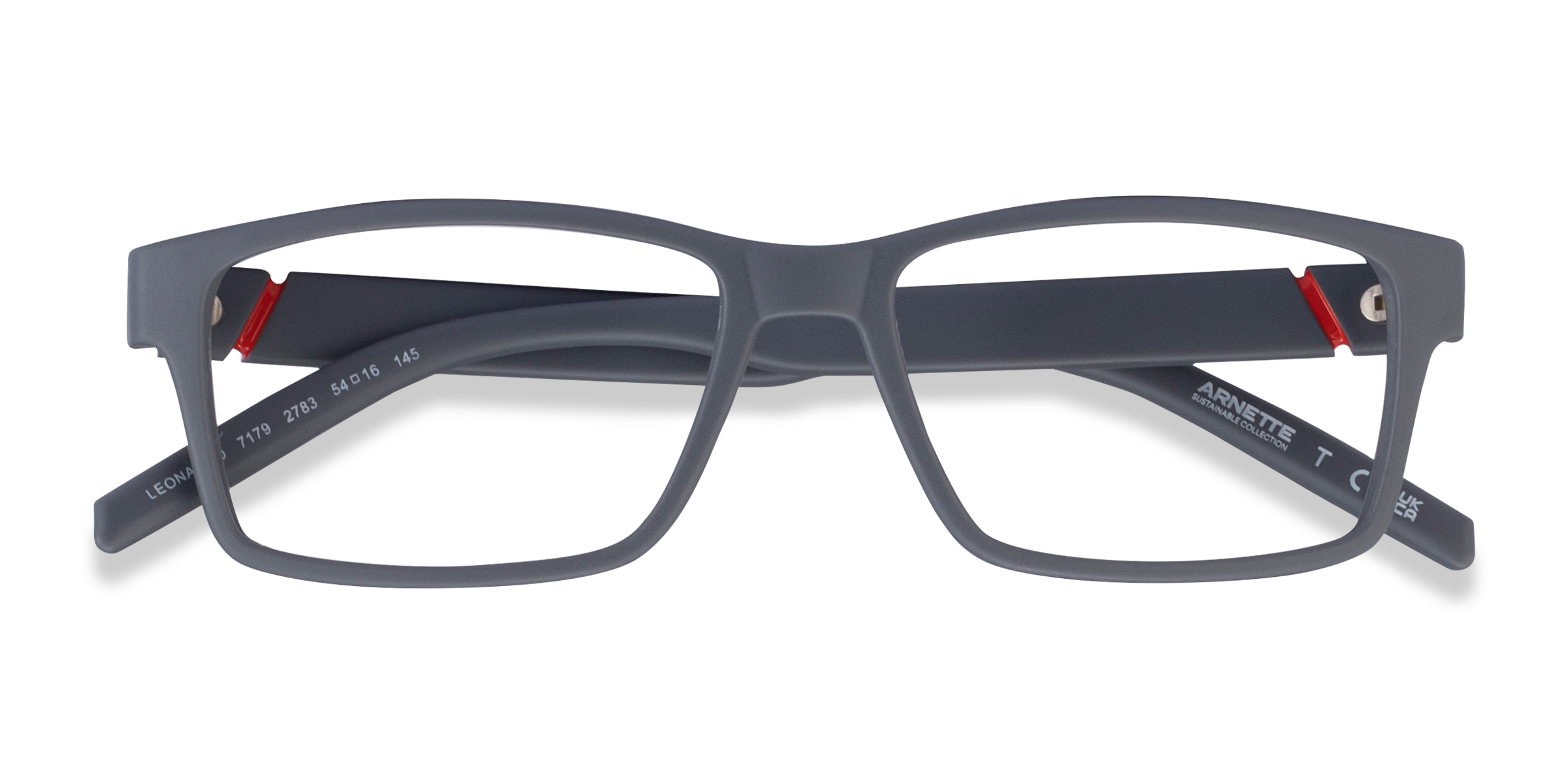 Matte Gray ARNETTE Leonardo - Plastic Eyeglasses