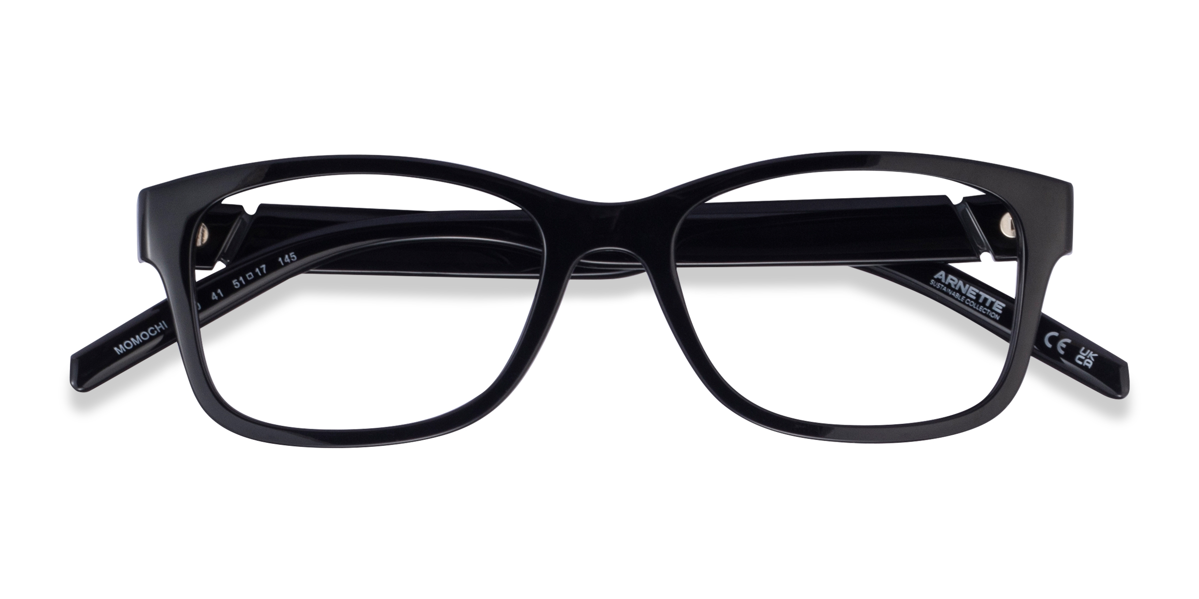 Shiny Black ARNETTE Momochi -  Plastique Lunettes de vue