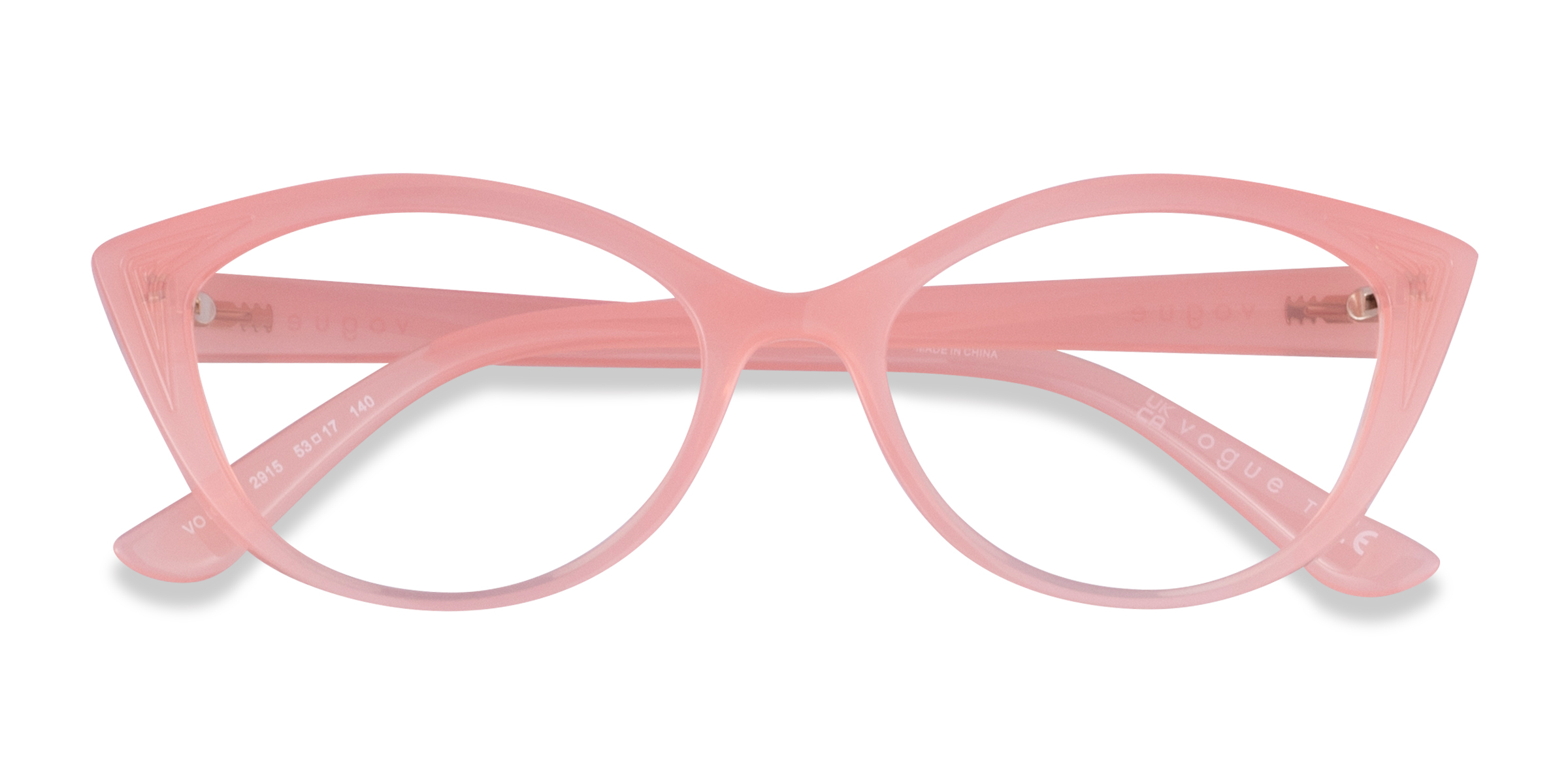 Transparent Pink Vogue Eyewear VO5375 - Plastic Eyeglasses