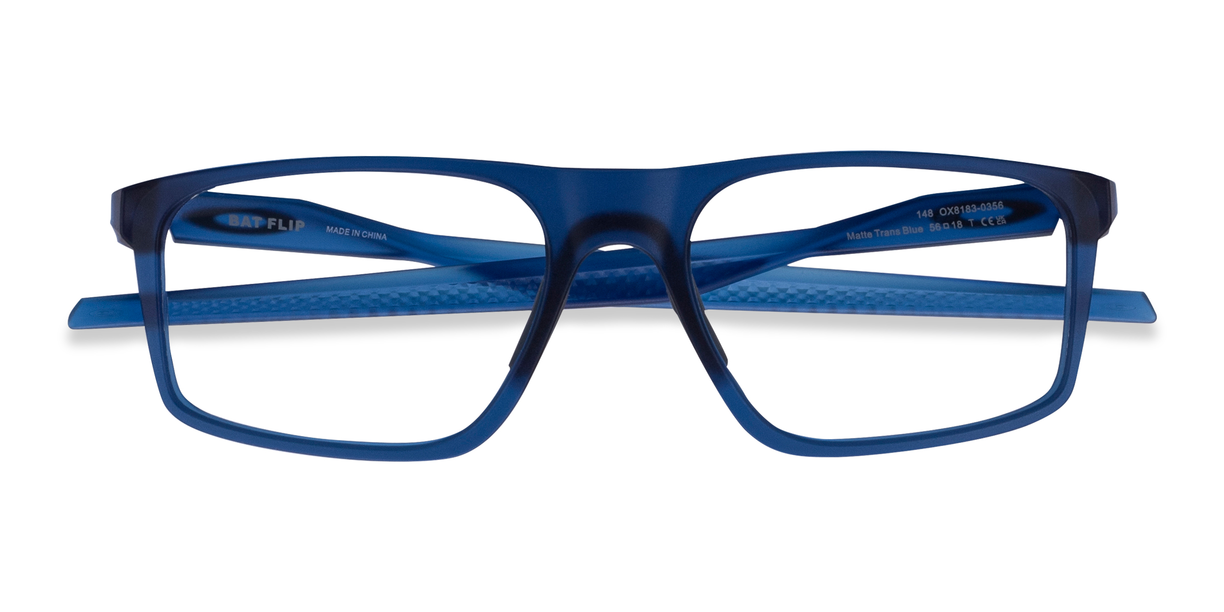 Bleu Oakley Bat Flip - Plastique Lunettes de vue