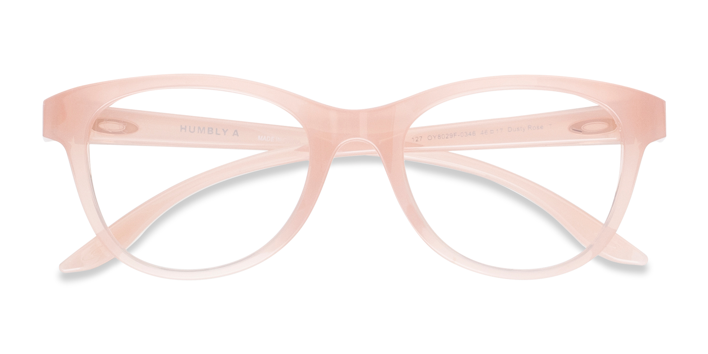 Transparent Coral Oakley Humbly A - Plastic Eyeglasses