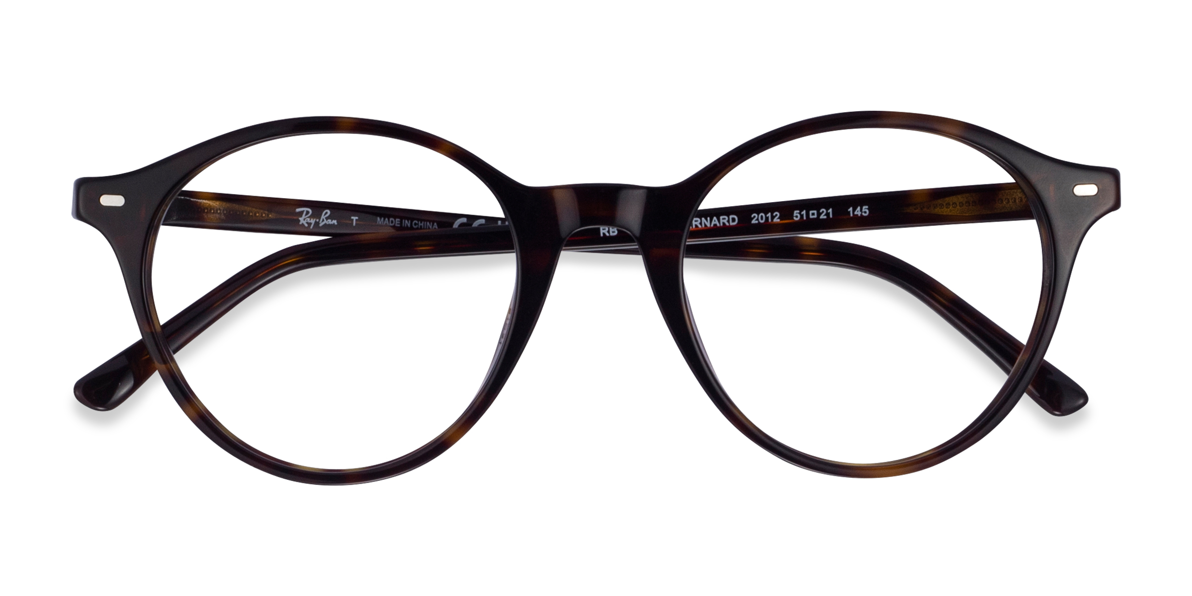 Shiny Tortoise Ray-Ban RB5430 Bernard - Acetate Eyeglasses
