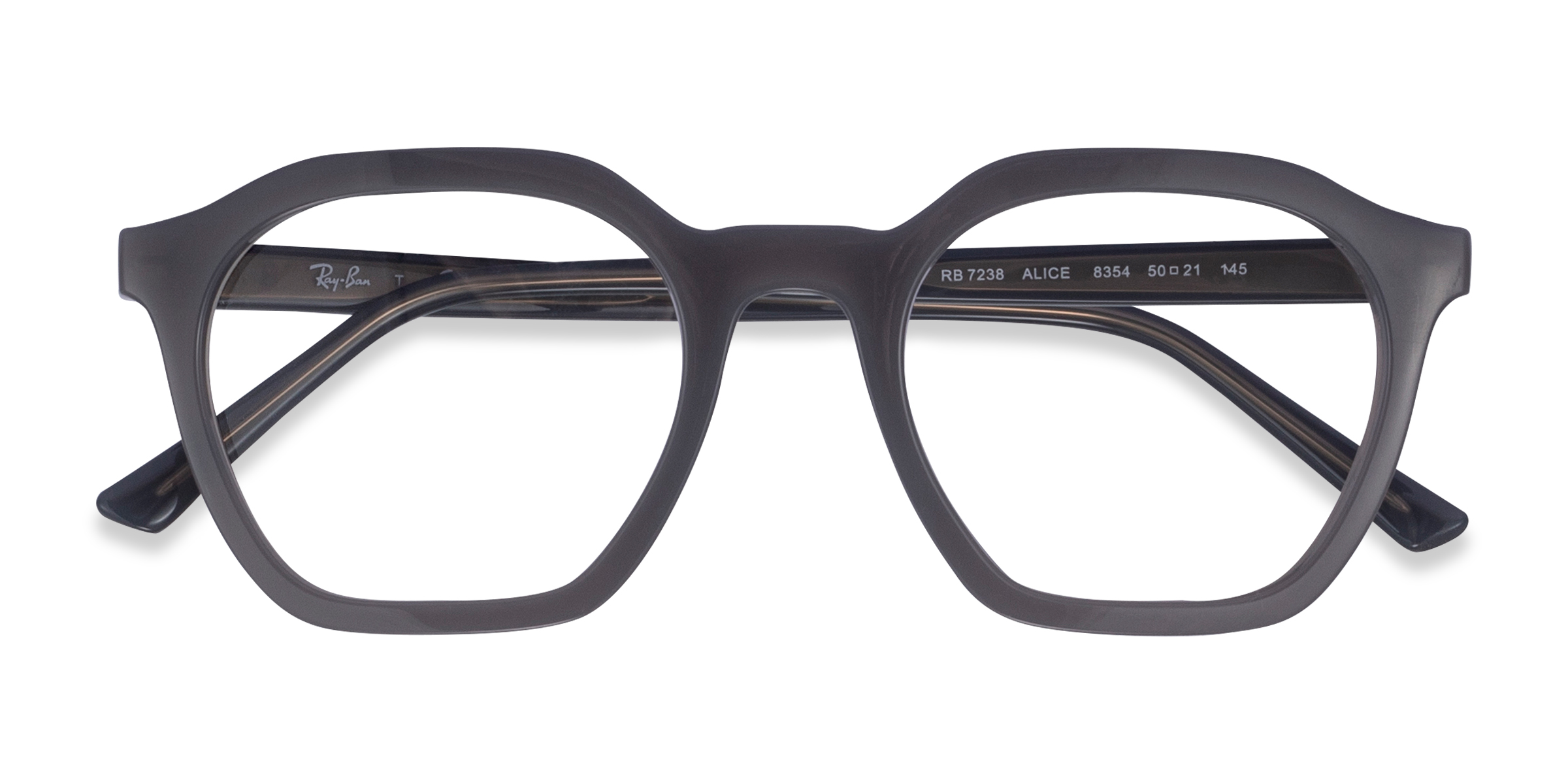 Clear Gray Ray-Ban RB7238 Alice - Plastic Eyeglasses