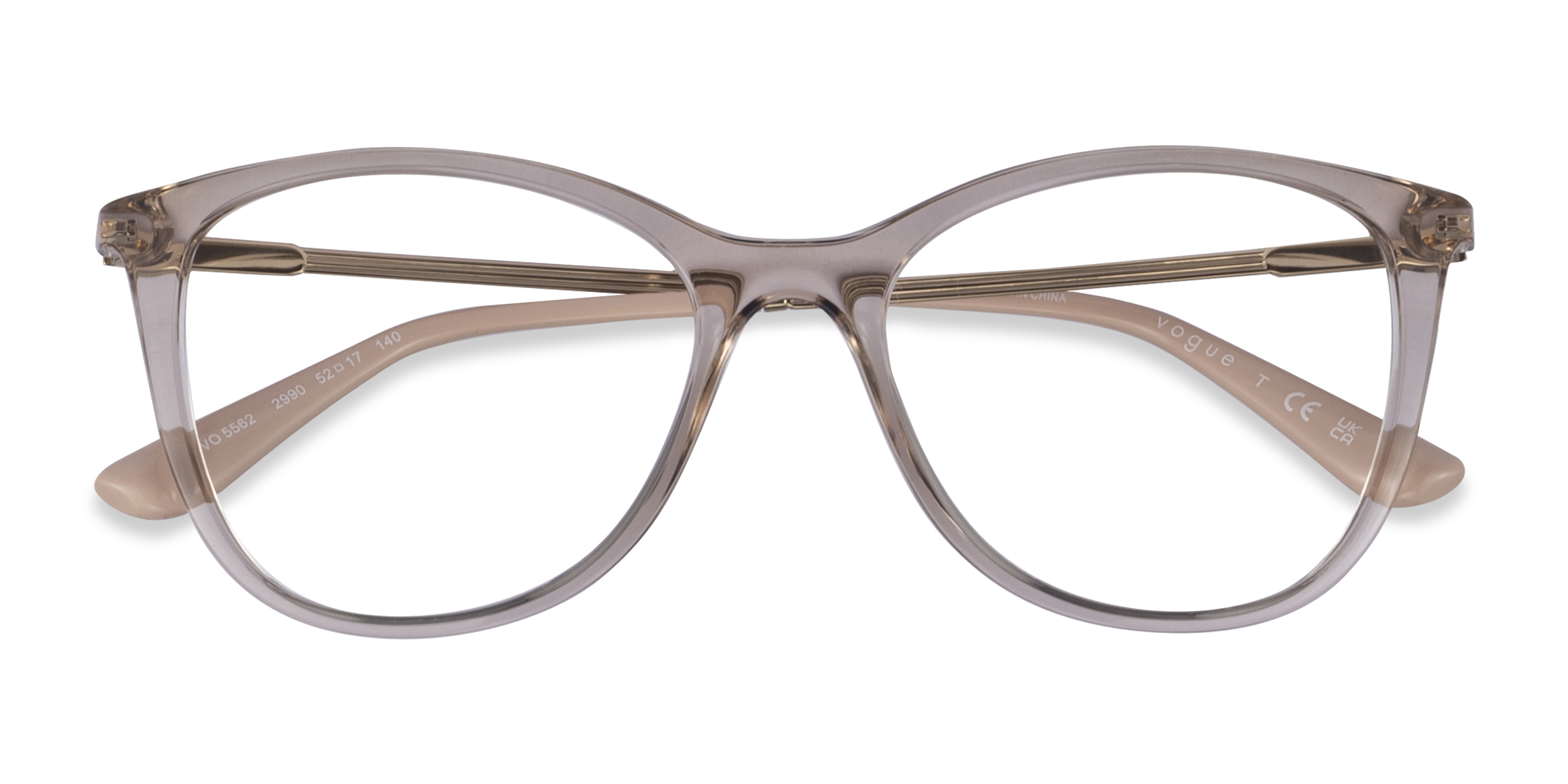 Clear Brown Vogue Eyewear VO5562 - Plastic Eyeglasses