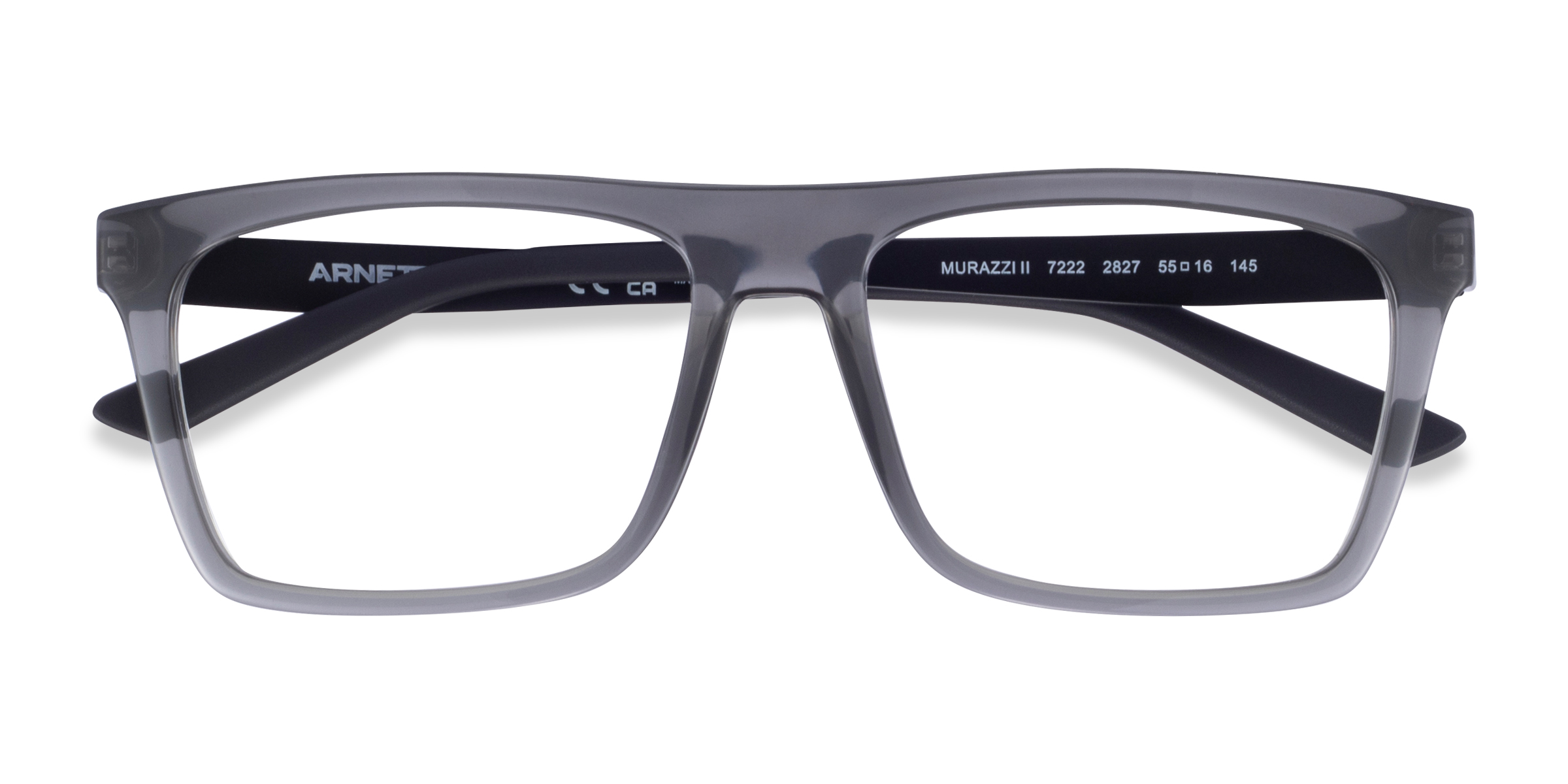 Clear Gray ARNETTE Murazzi Ii - Plastic Eyeglasses