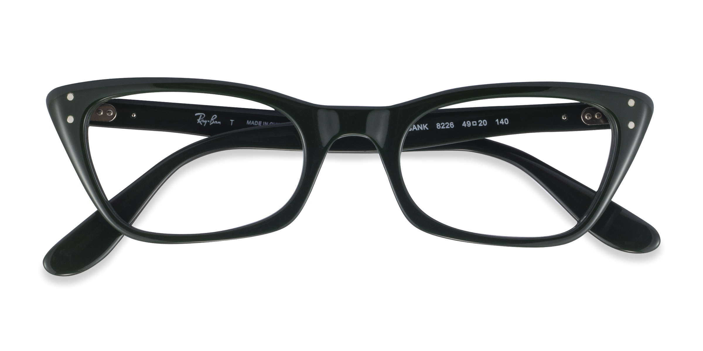 Shiny Green Ray-Ban RB5499 Lady Burbank - Acetate Eyeglasses