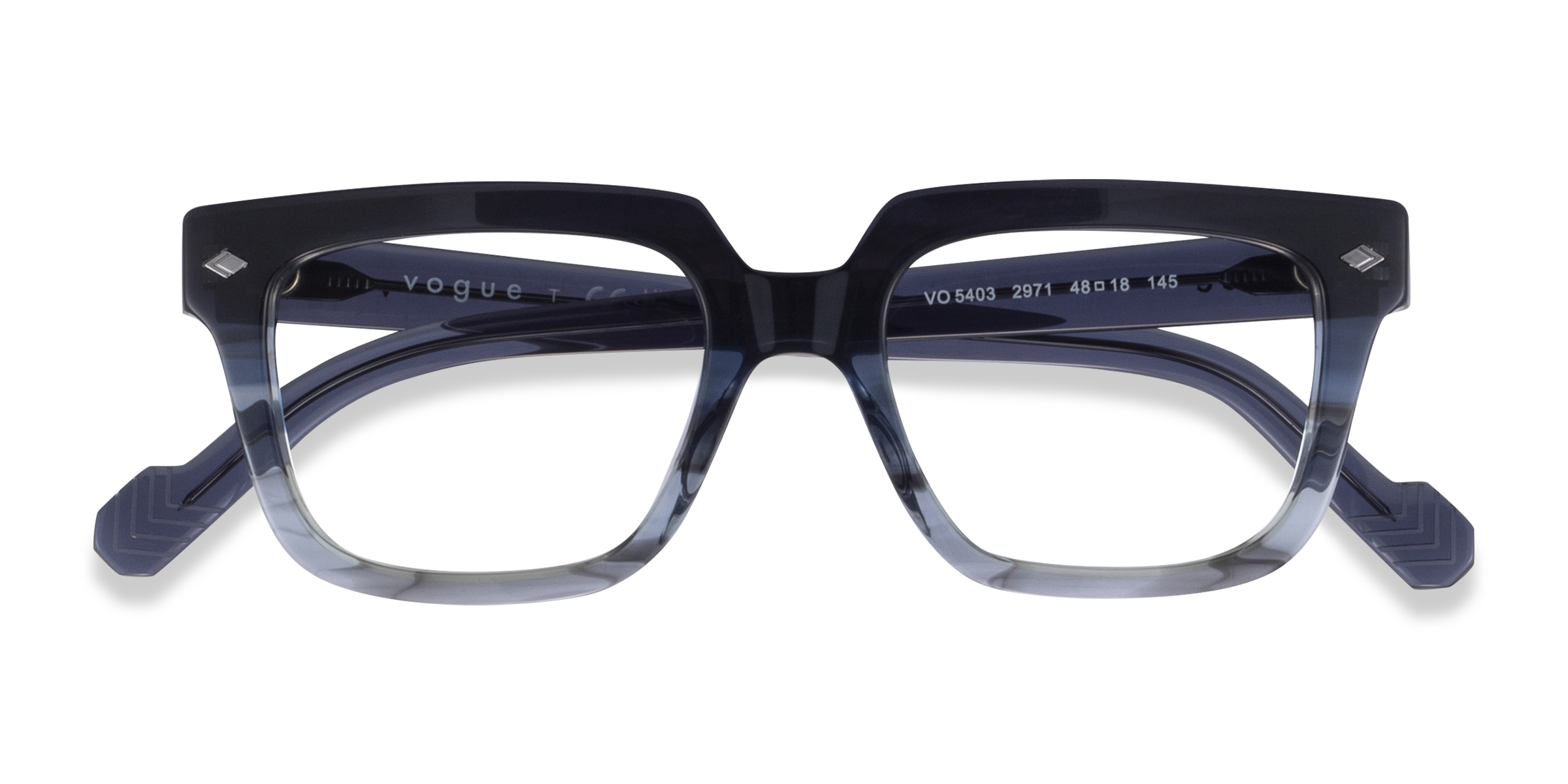 Striped Gardient Blue Vogue Eyewear VO5403 - Acetate Eyeglasses