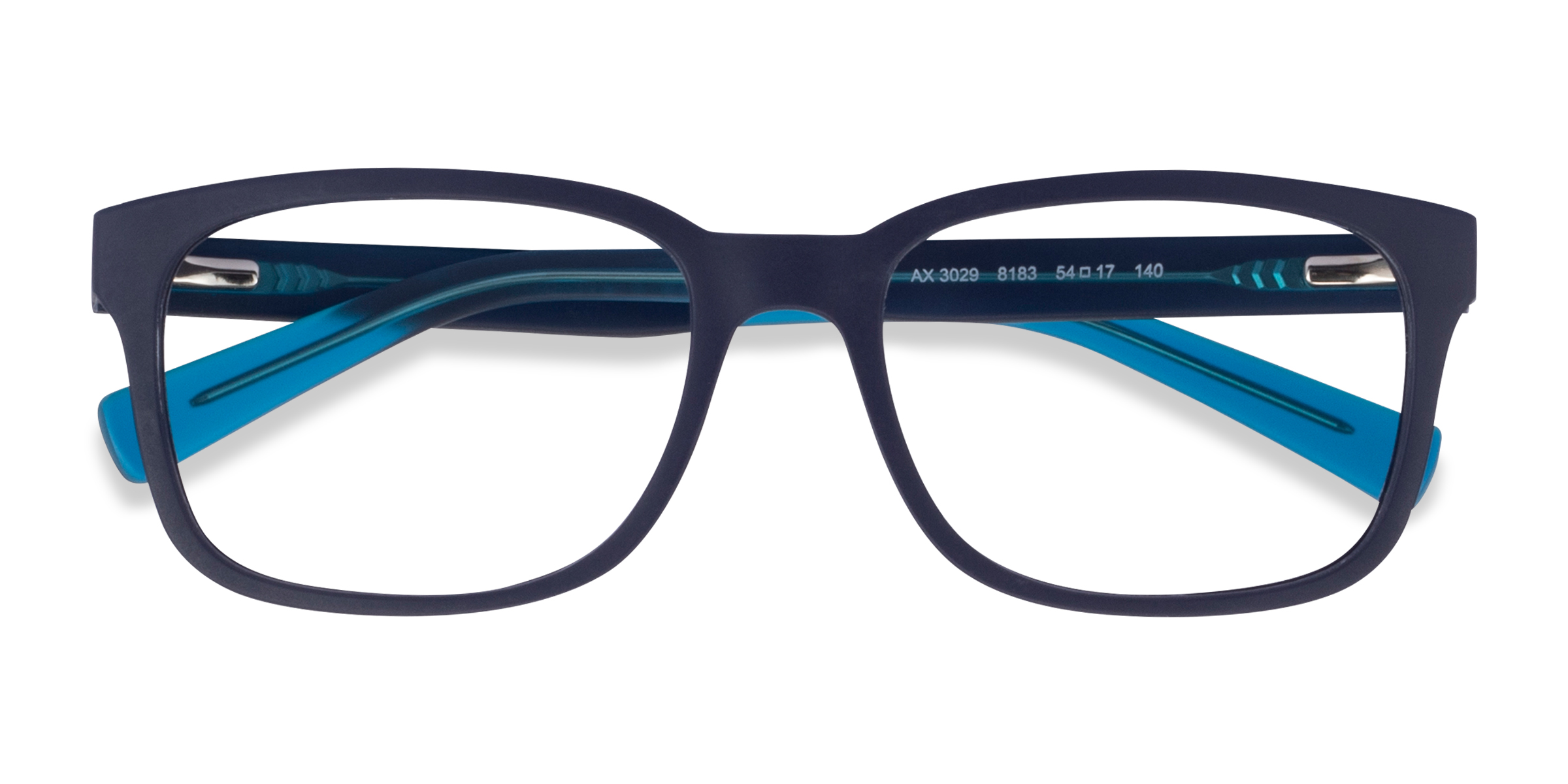 Matte Blue Armani Exchange AX3029 - Plastic Eyeglasses